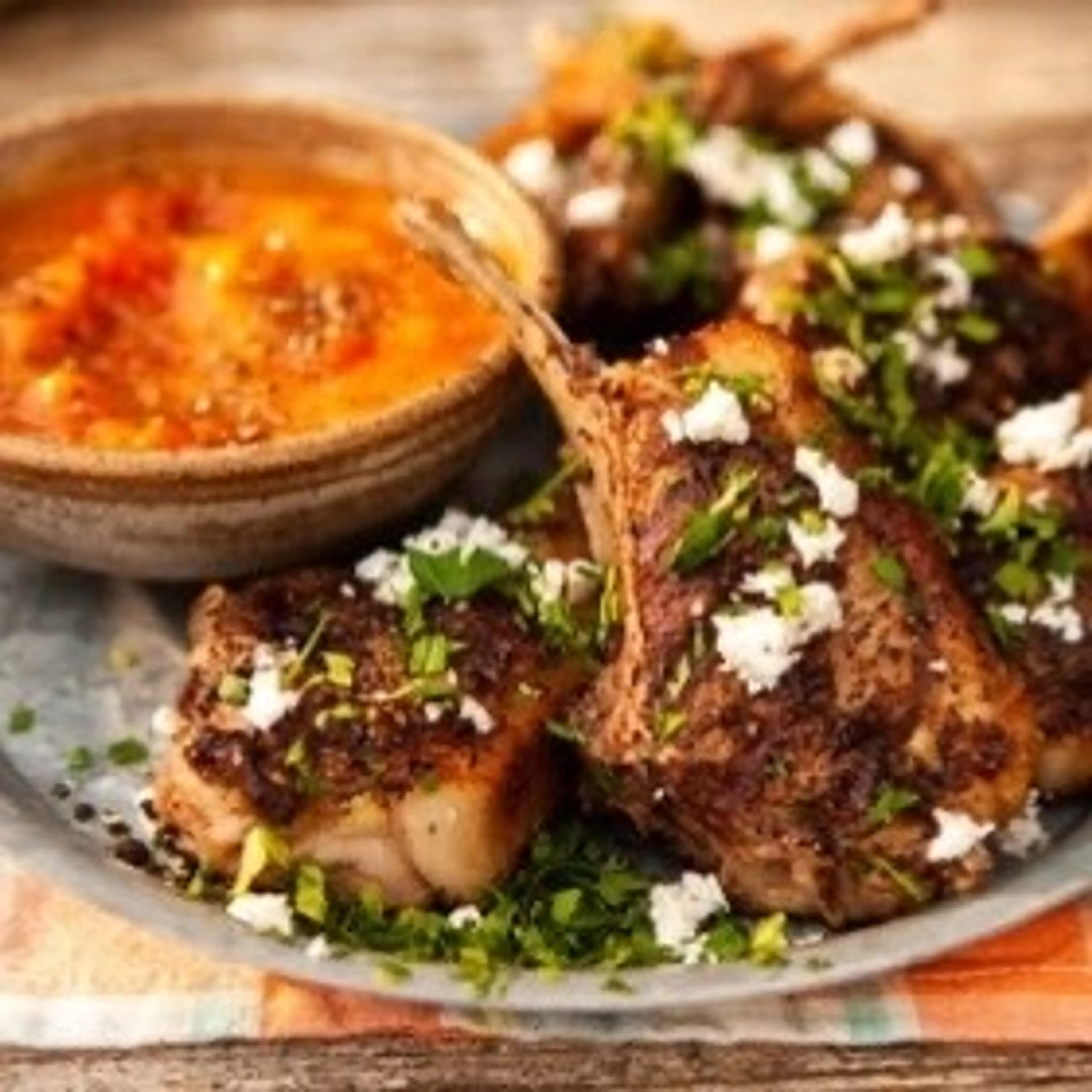 Nico's Kitchen Pepper Lamb with Roast Veg Couscous