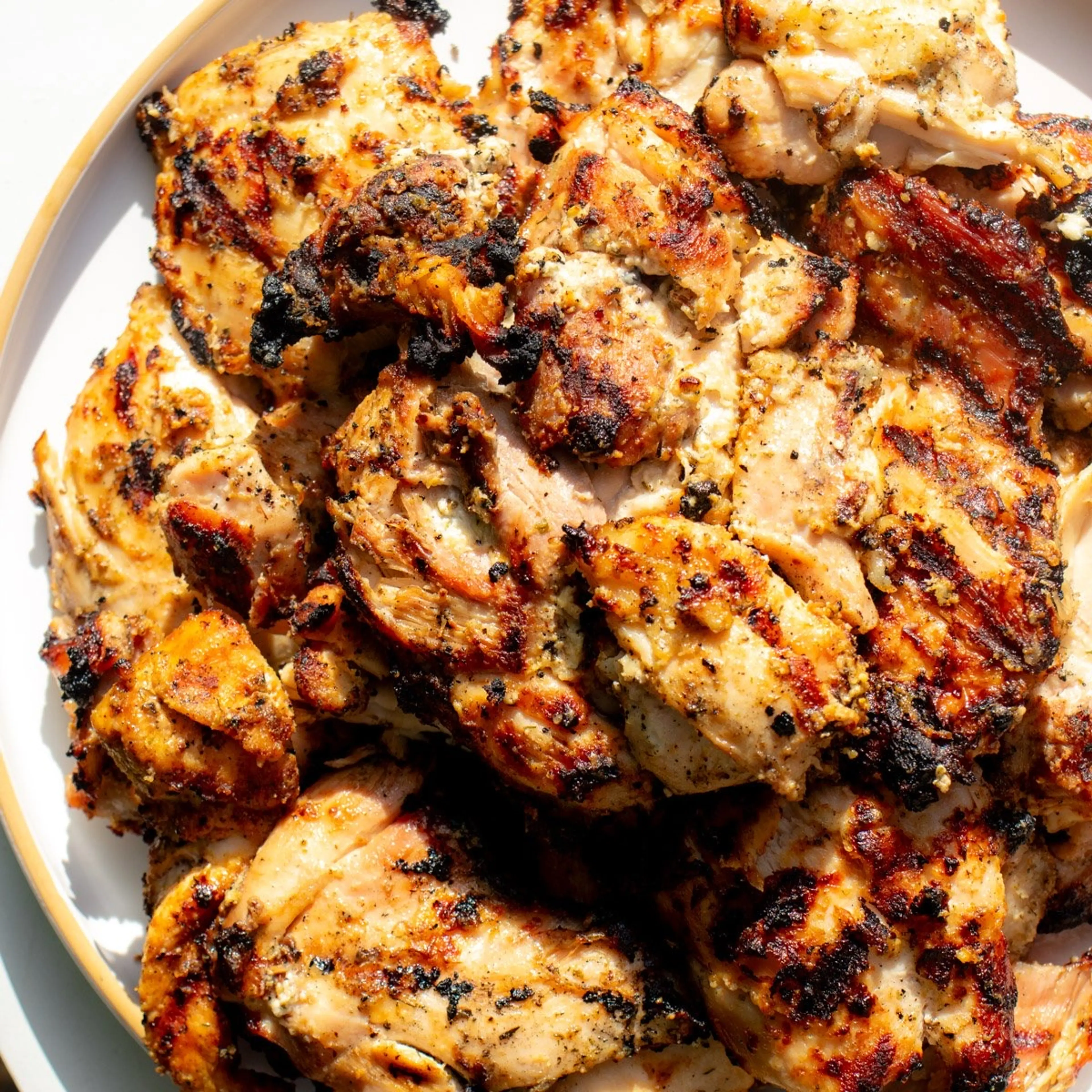 Juicy Greek Yogurt Marinated Chicken with Garlic & Lemon