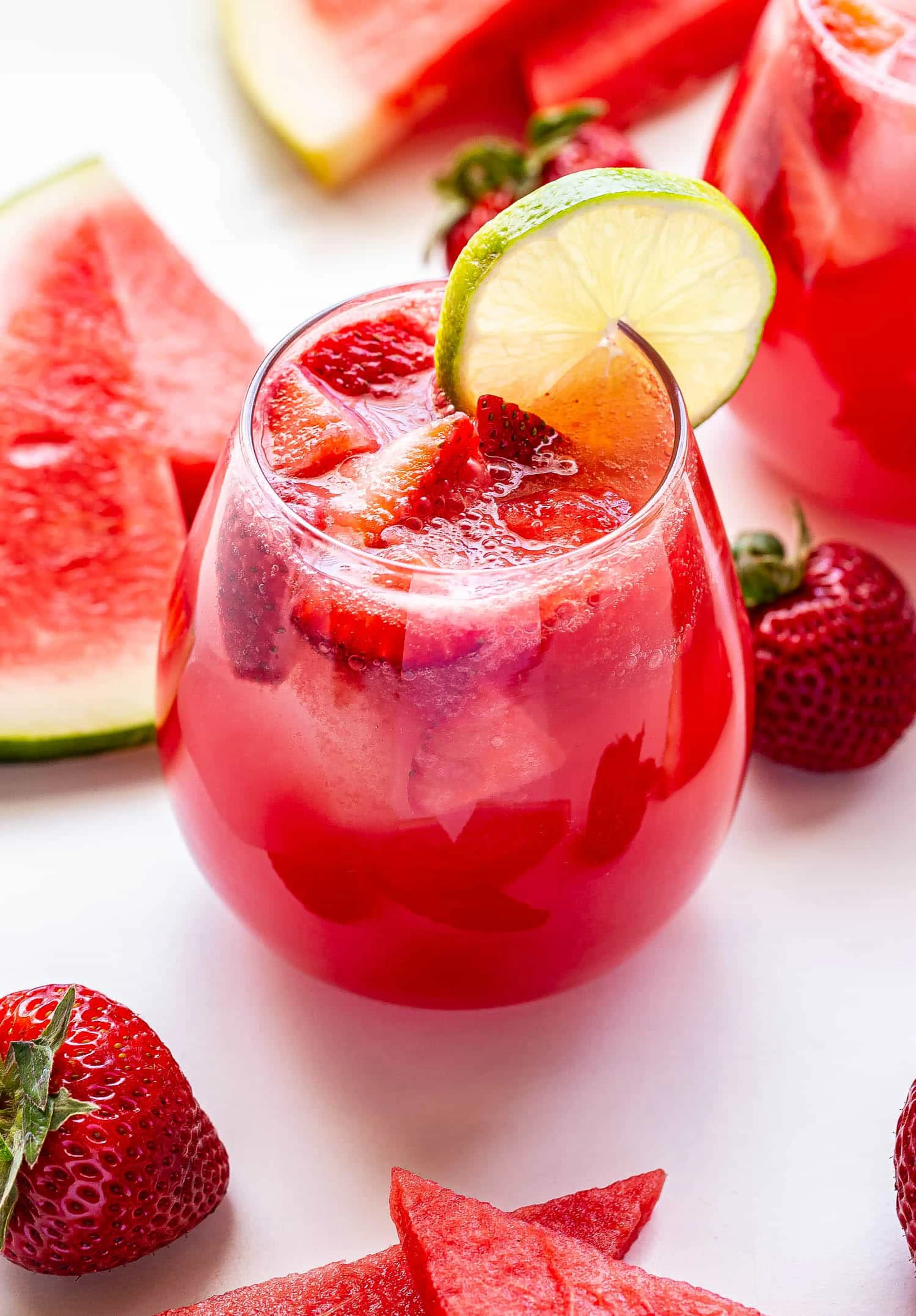 Strawberry Watermelon Rosé Sangria