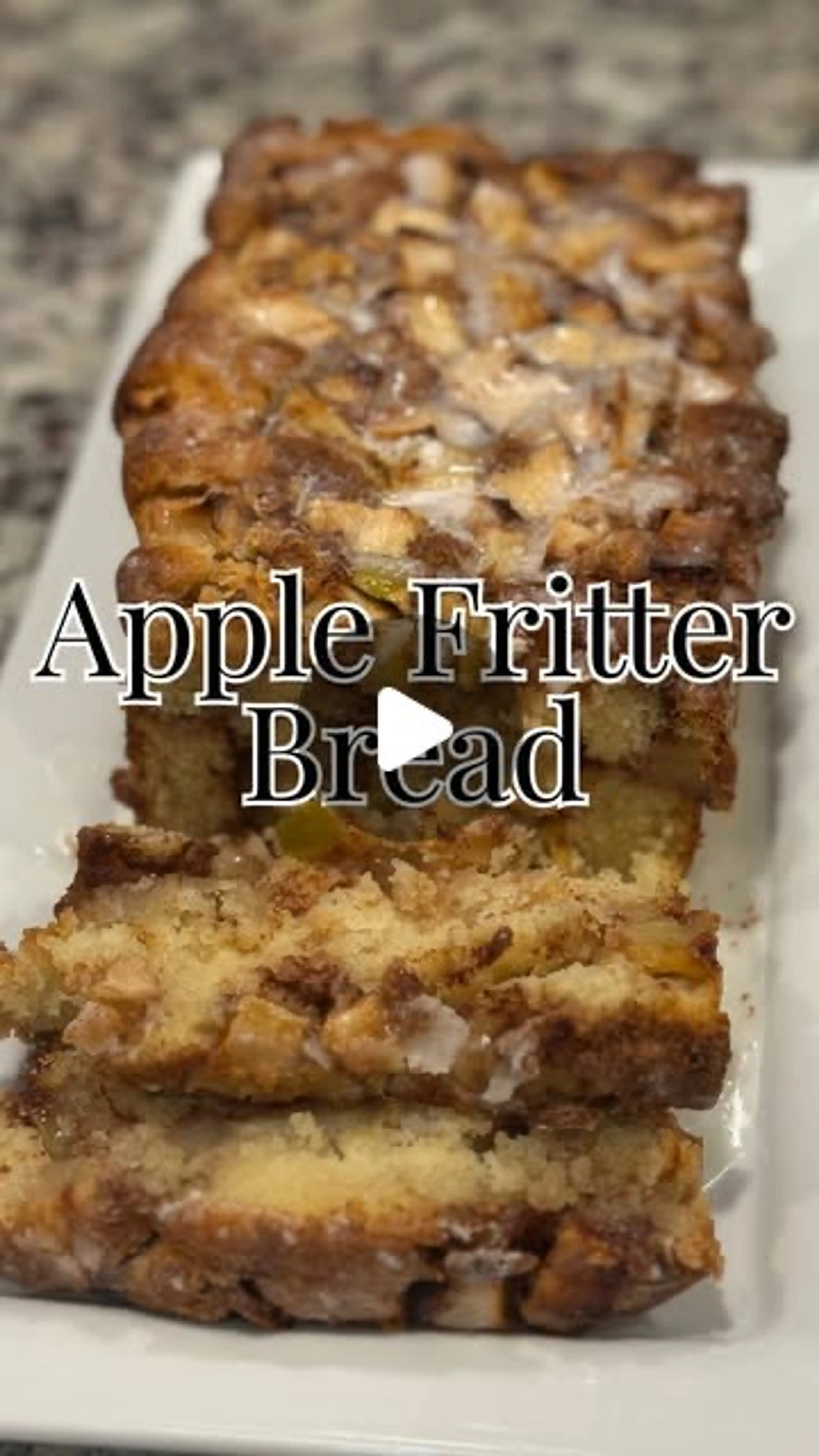 Warm Apple Fritter Loaf