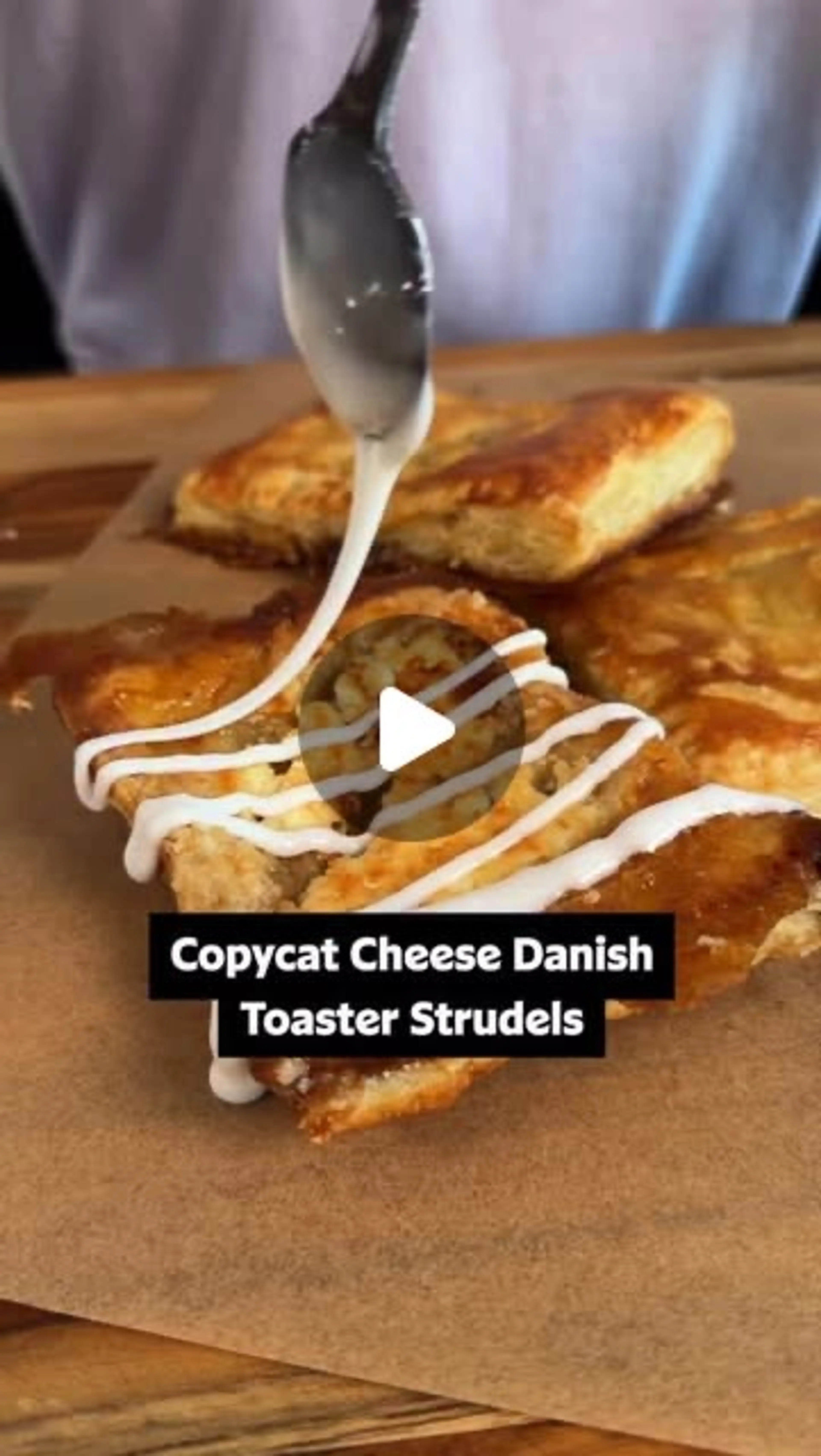 Copycat Cheese Danish Toaster Strudels