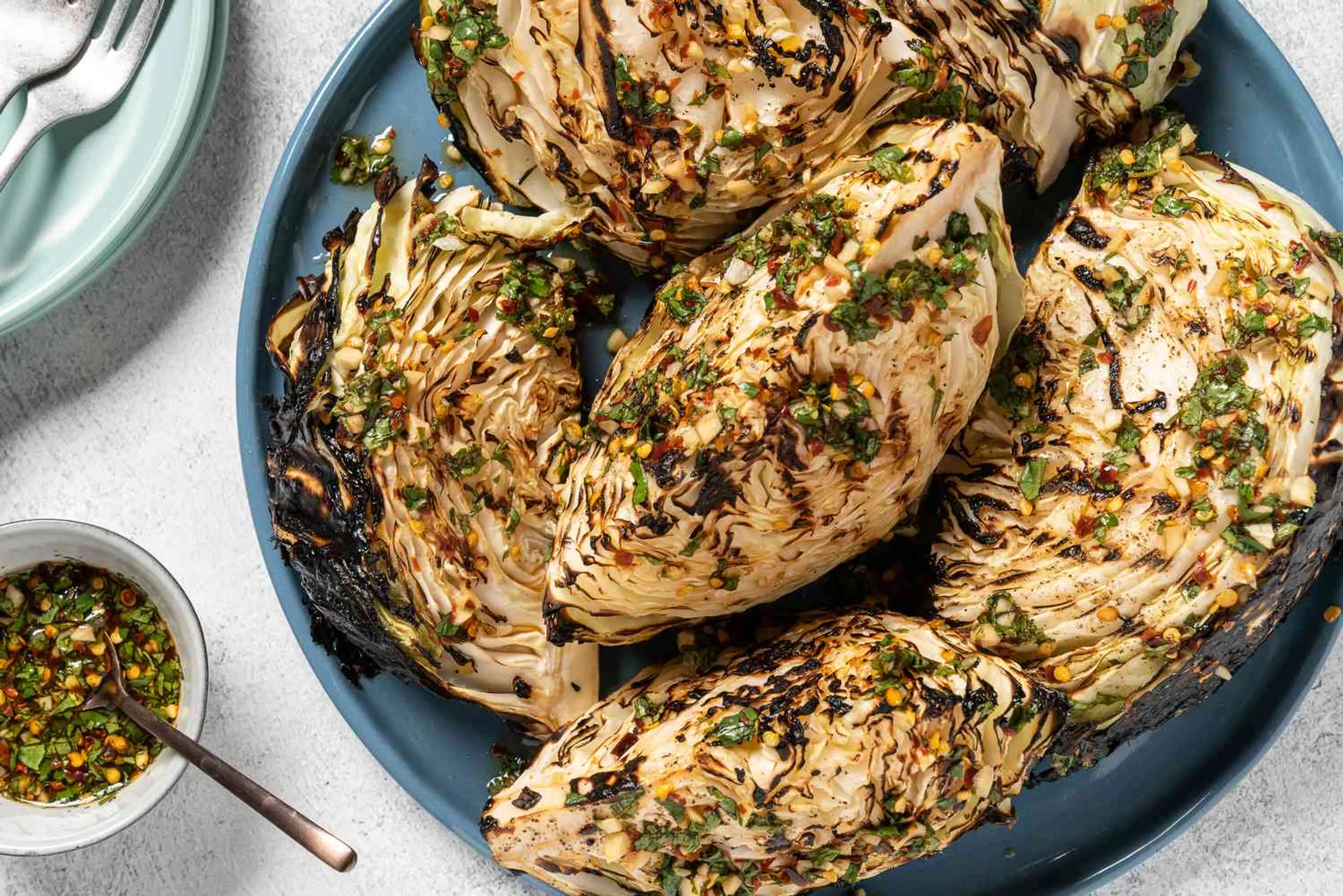 Cabbage Salad With Spicy Thai Dressing