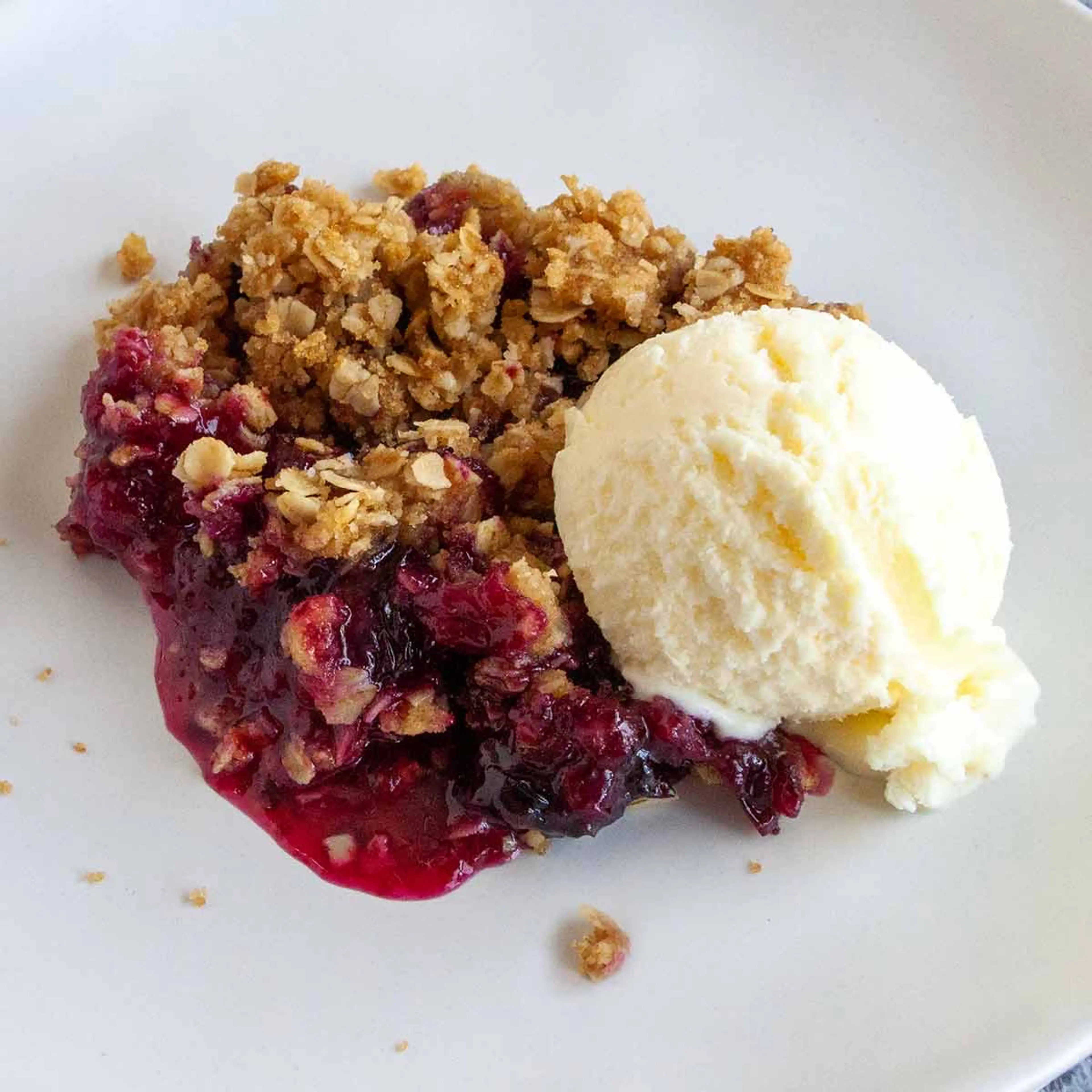 Blueberry Crumble