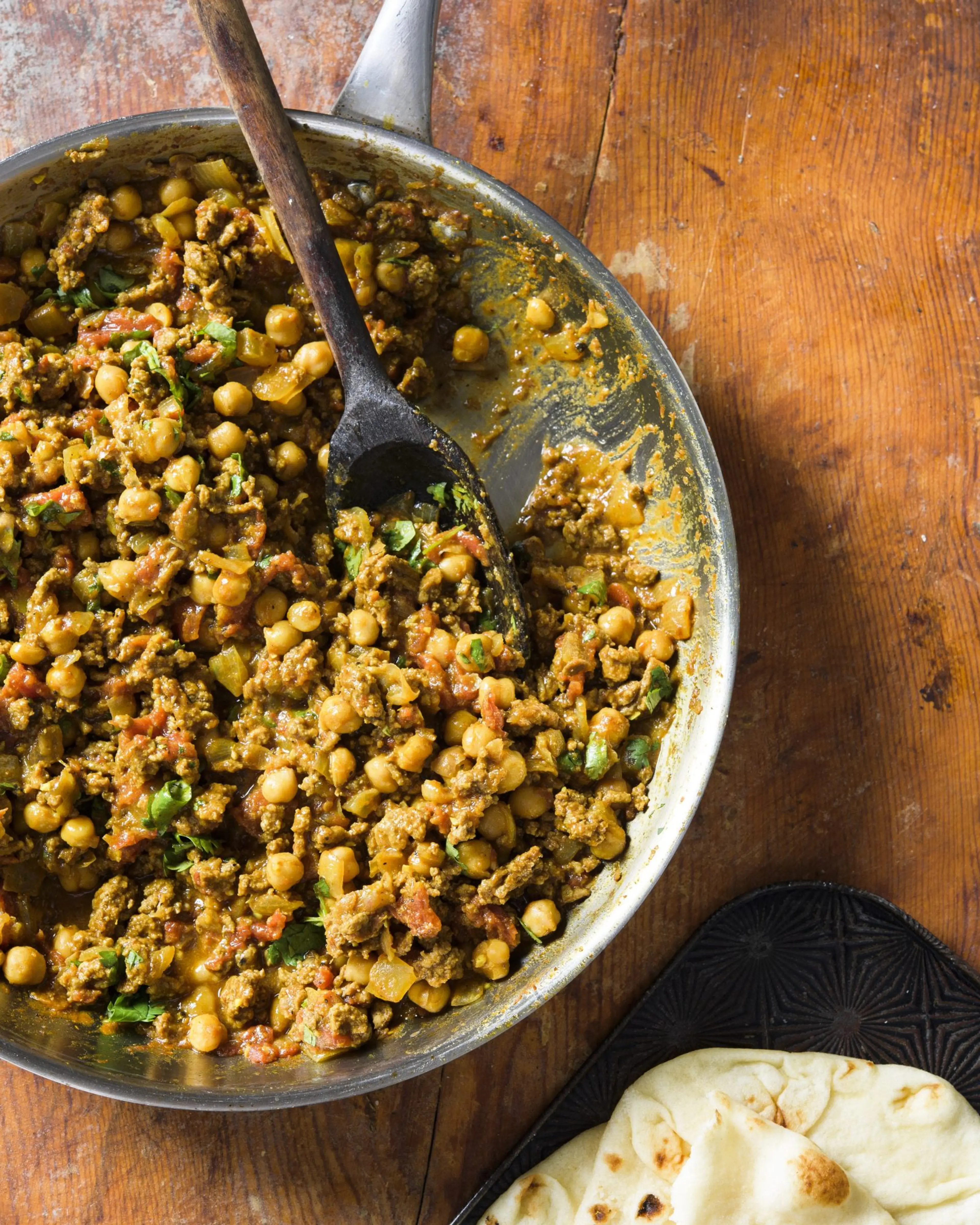 Ground Beef and Chickpea Curry (Keema Chole)