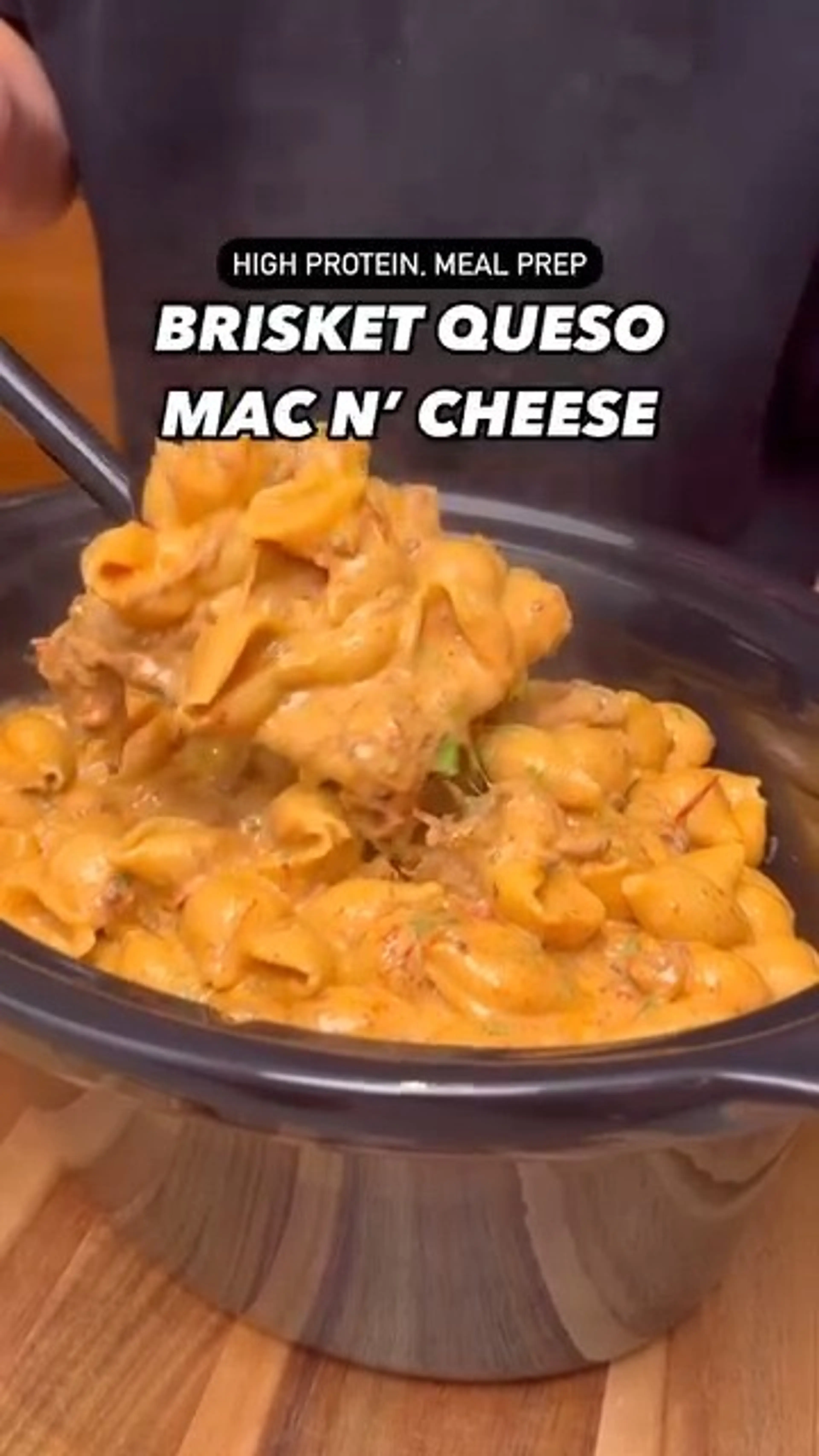 Brisket Queso Mac N’ Cheese