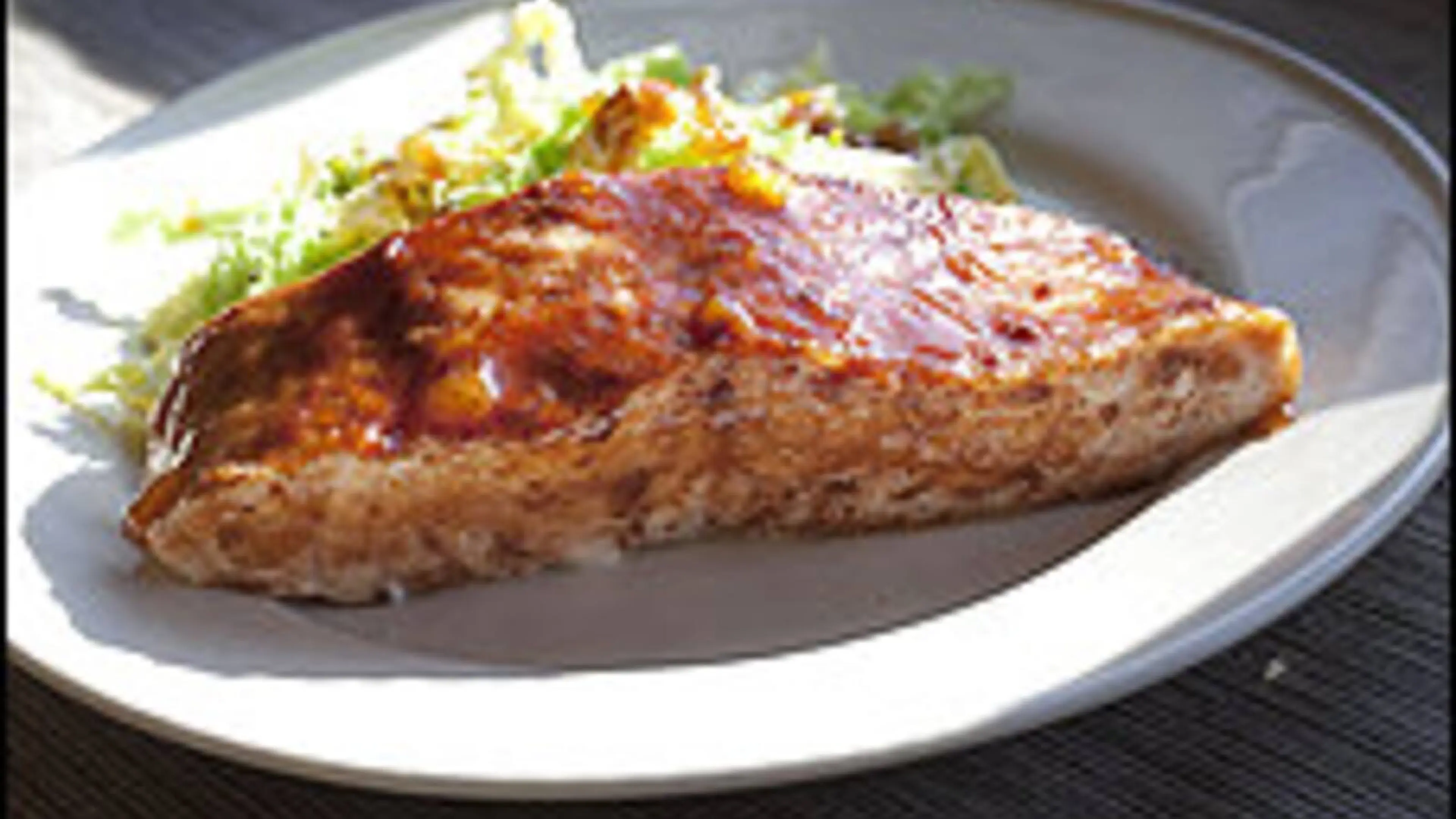 Five-Spice Glazed Salmon With Savoy Cabbage