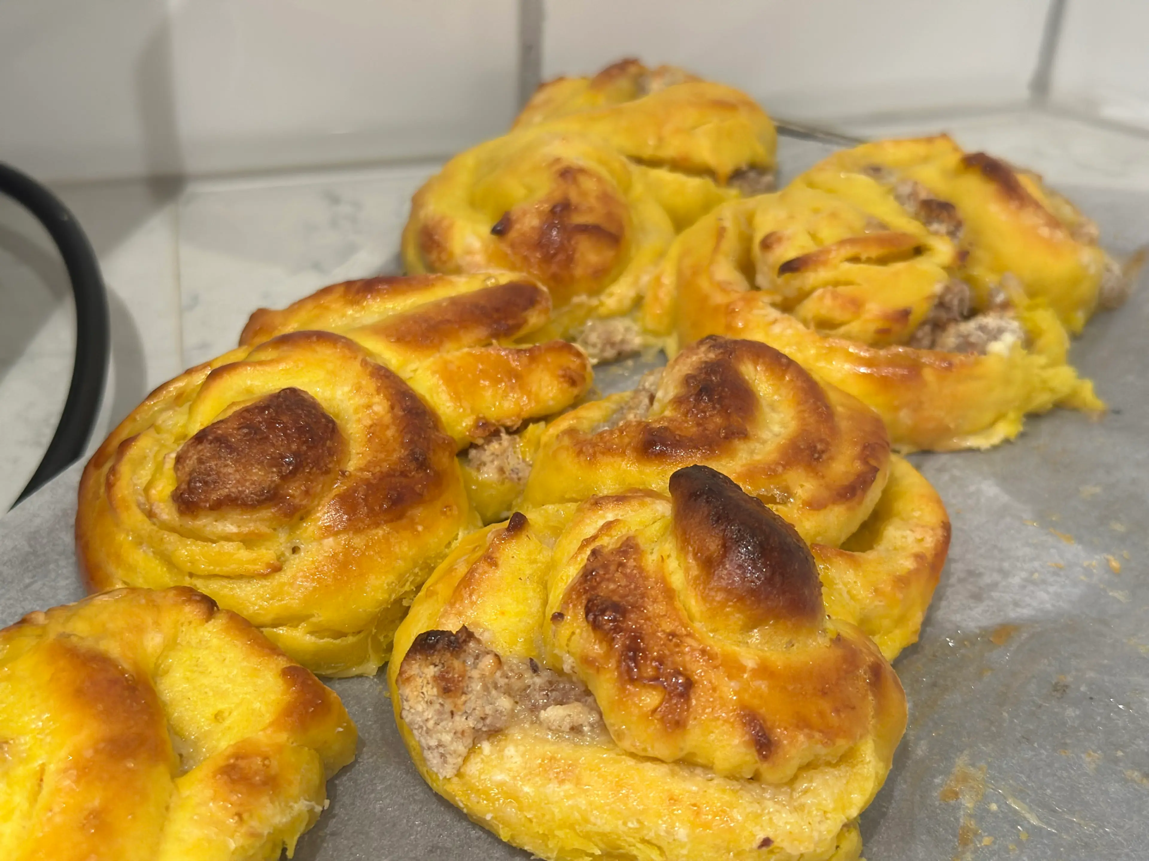 Lussekatter med vit choklad