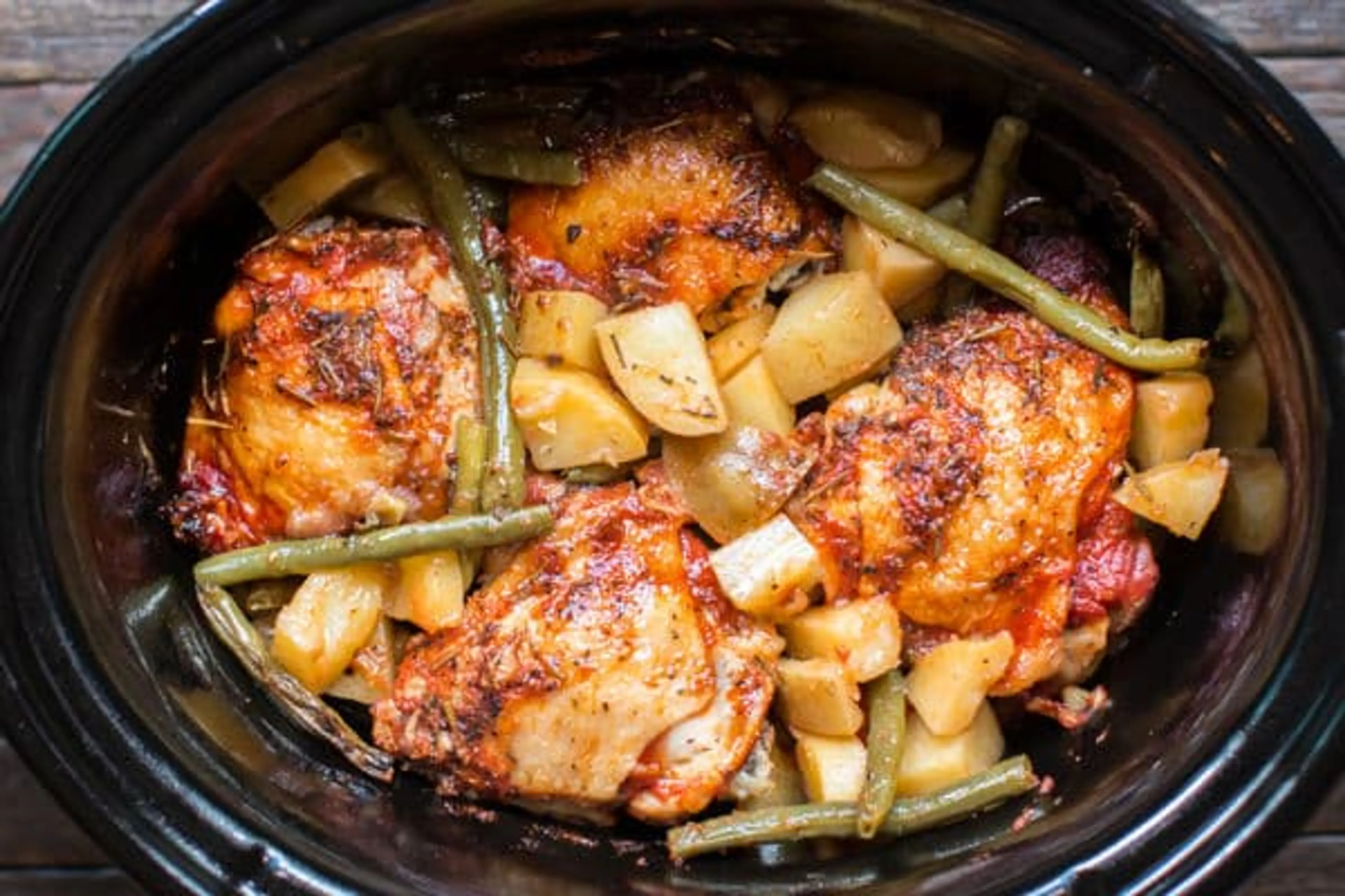Slow Cooker Full Chicken Dinner