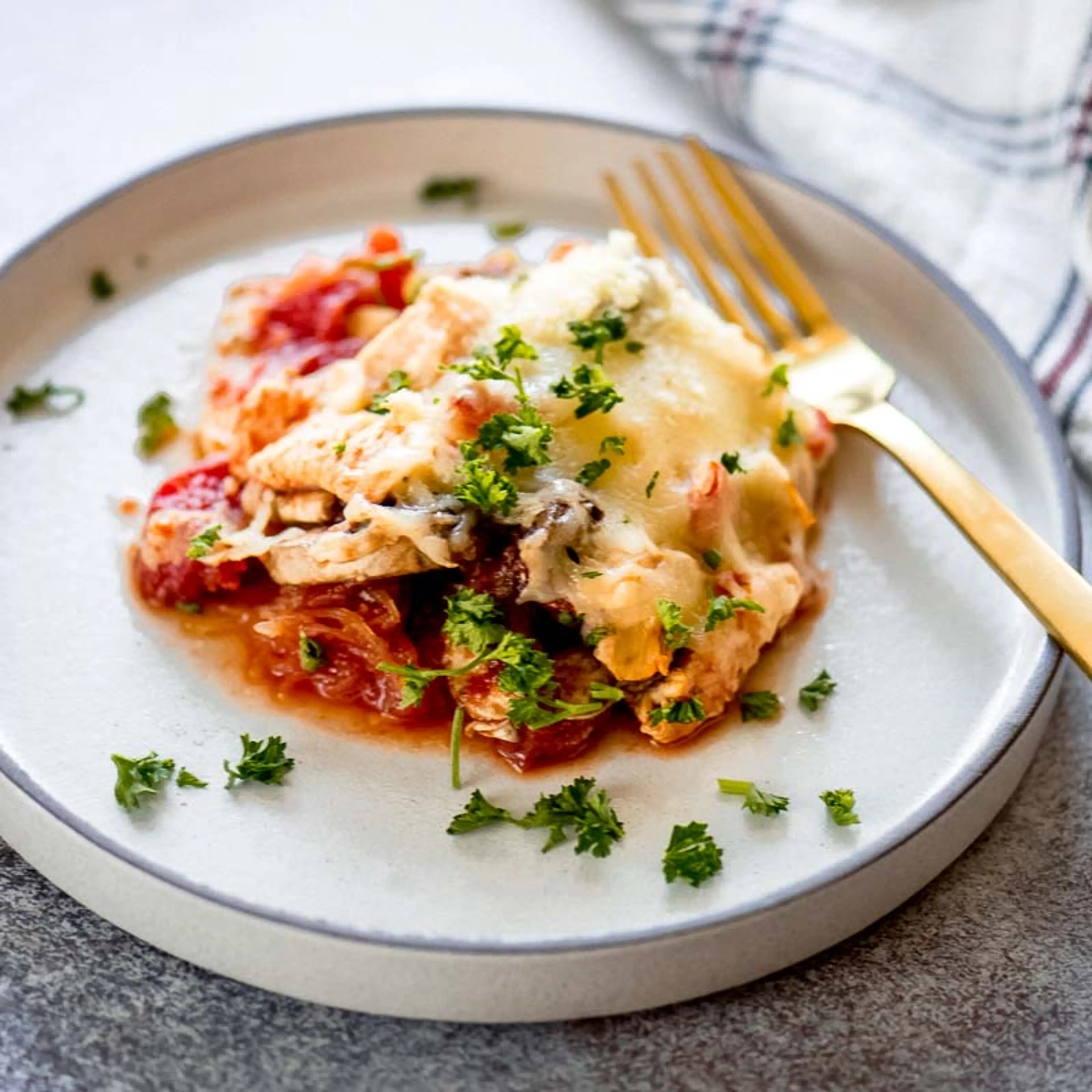 Chicken Casserole with Spaghetti Squash