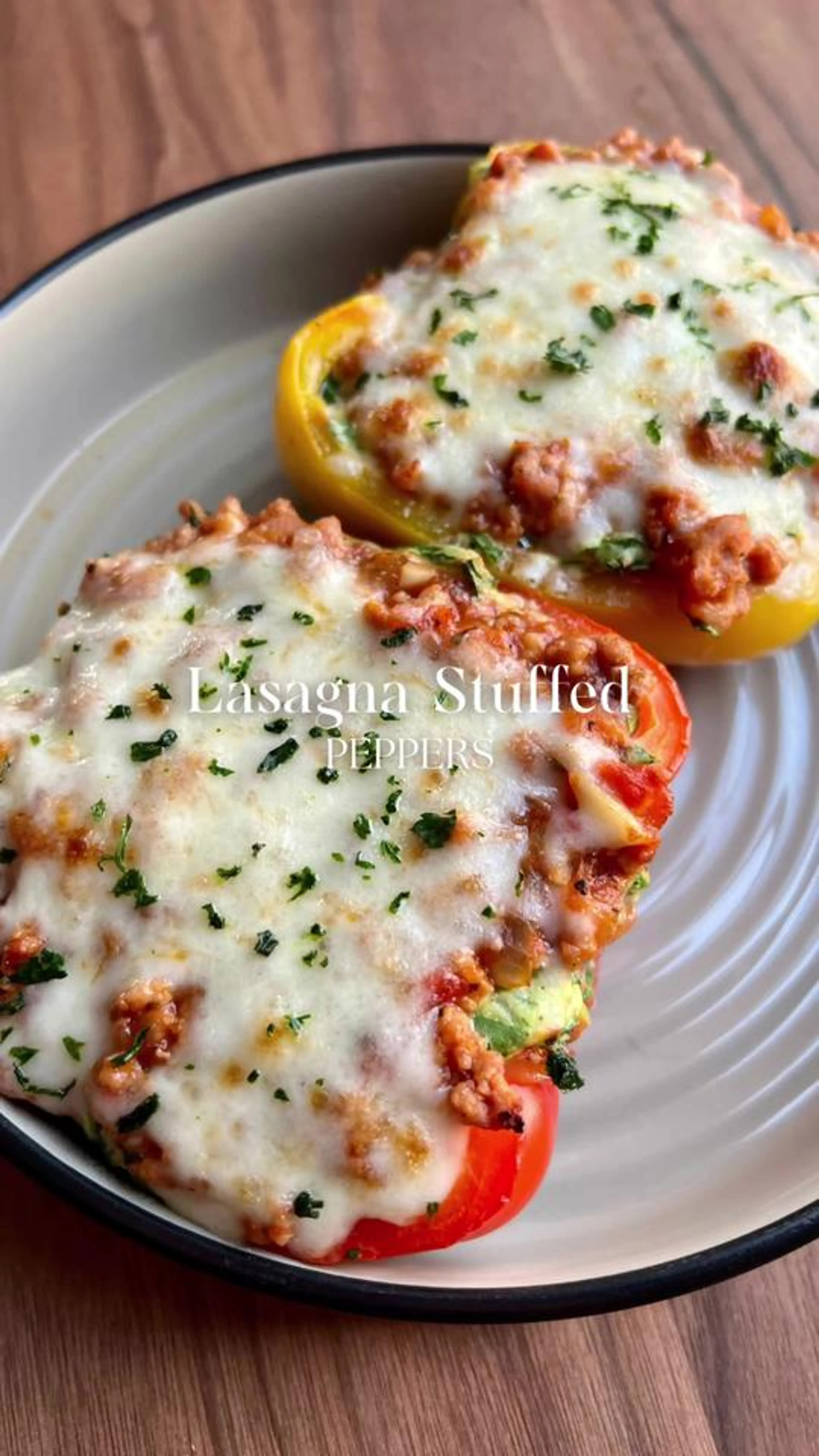 Lasagna Stuffed Peppers