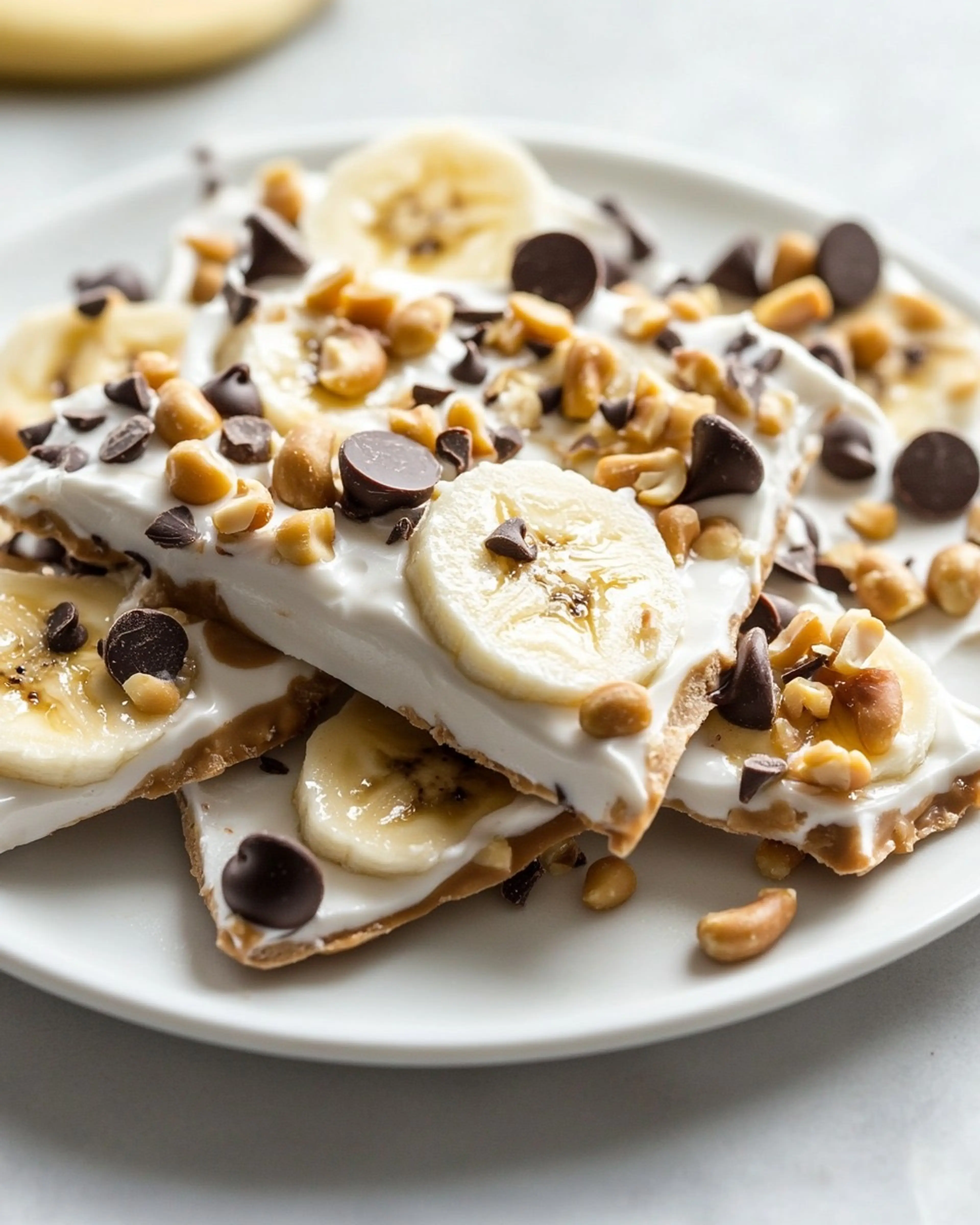 Banana Peanut Butter Yogurt Bark – a Healthy & Delicious Sna