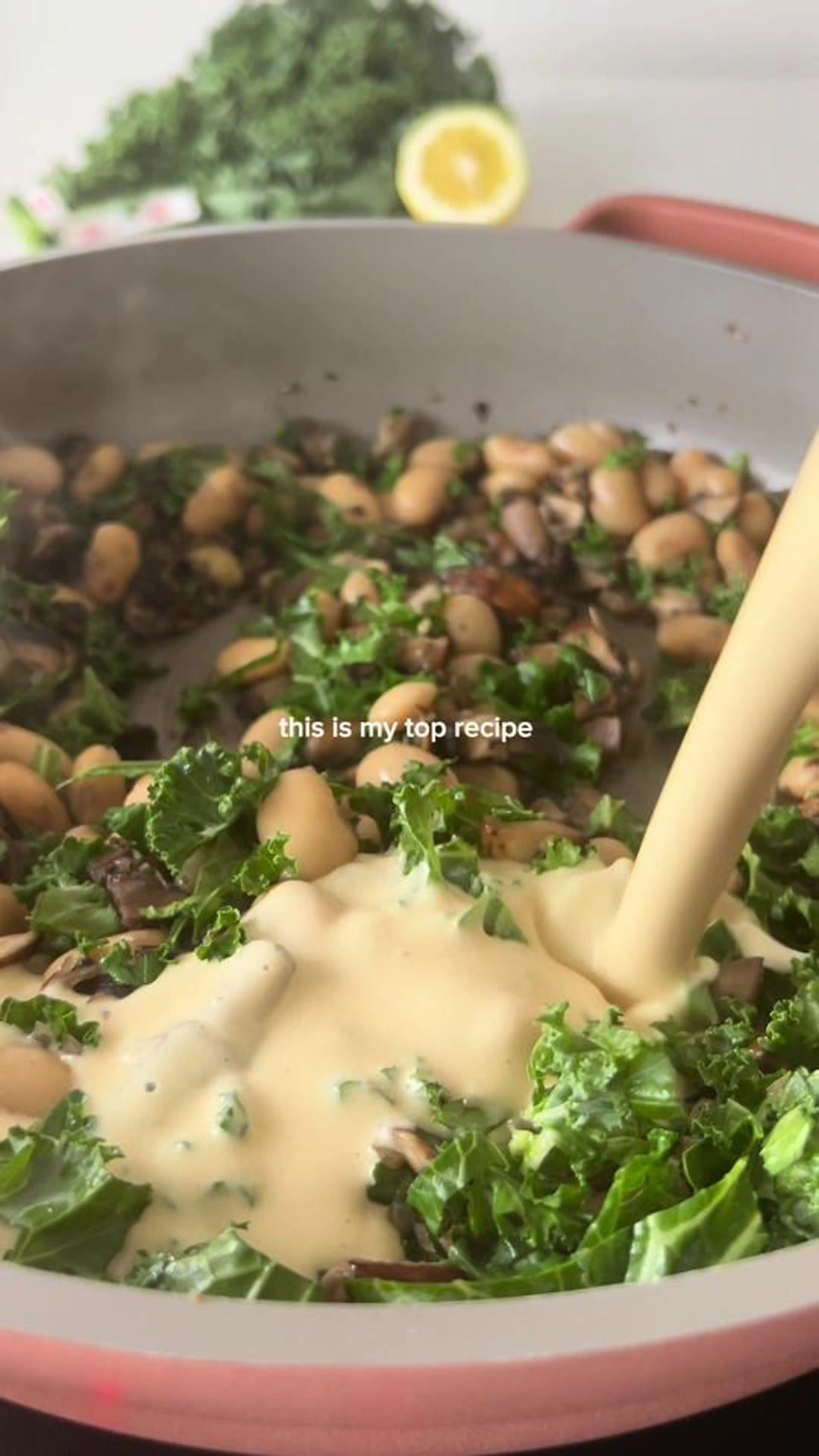 One Pot Miso Mushroom Butter Beans