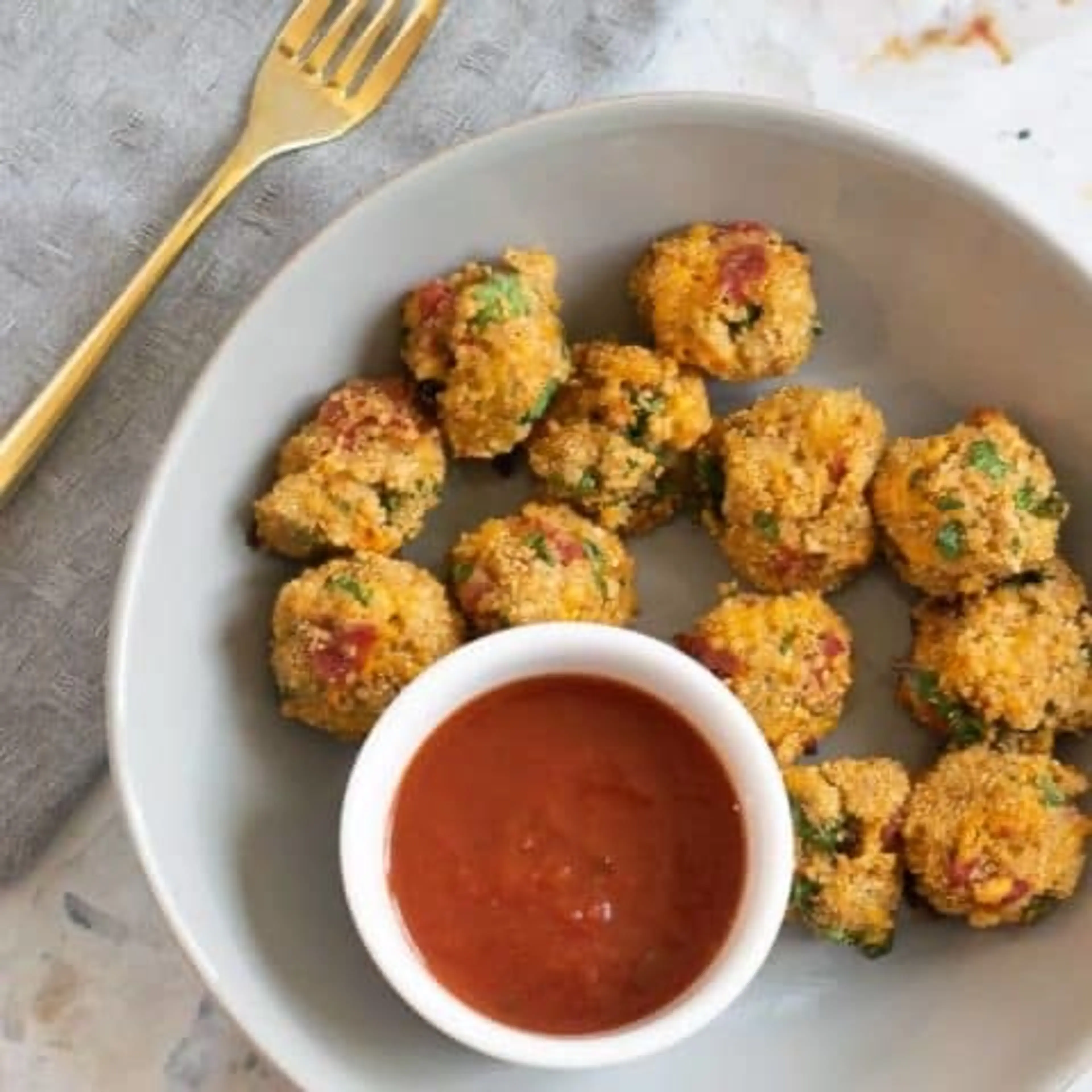 Quinoa Pizza Bites