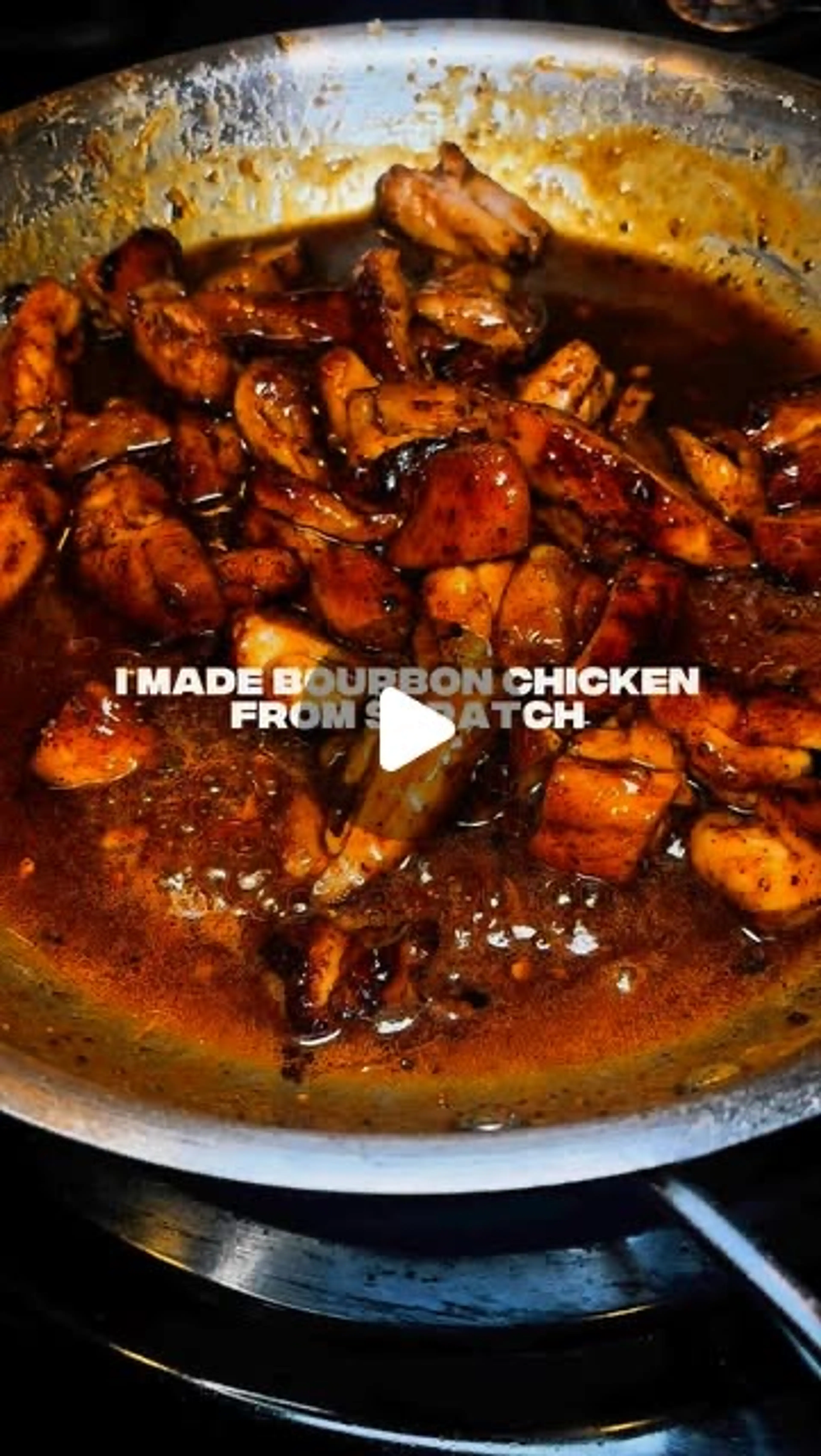 Creamy Bourbon Chicken