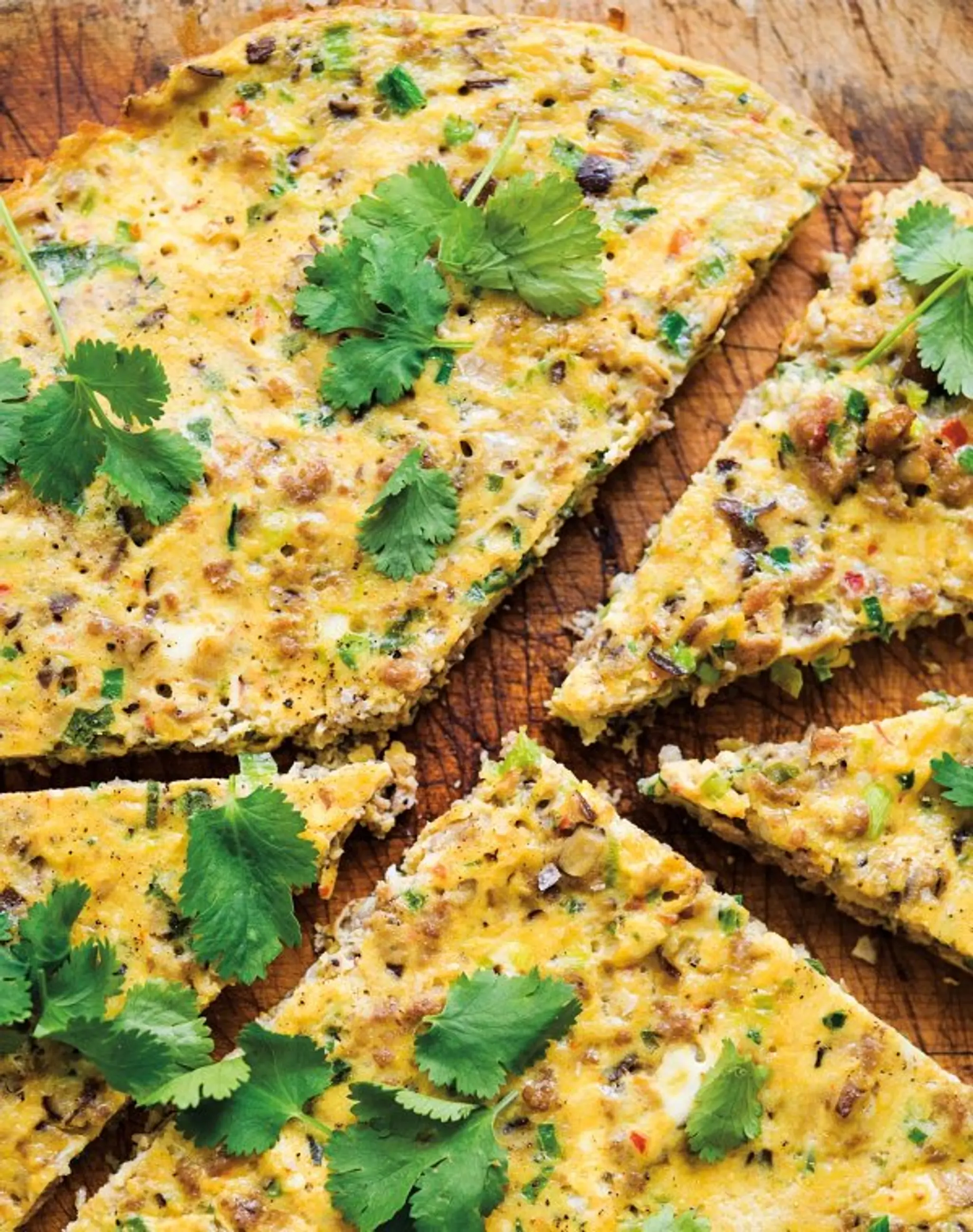 Mushroom Pork Omelet