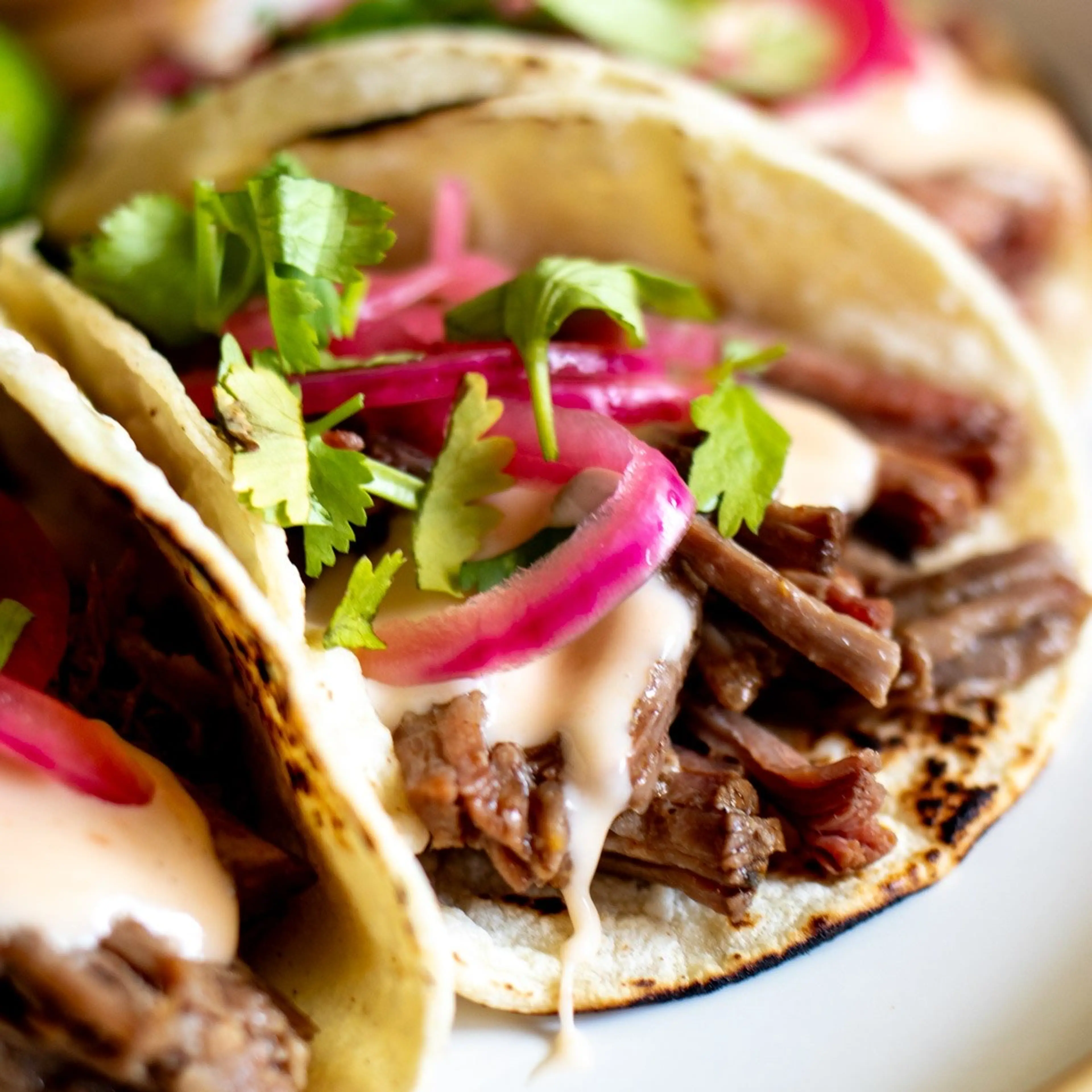 Mexican Shredded Beef Tacos (Crockpot Recipe)