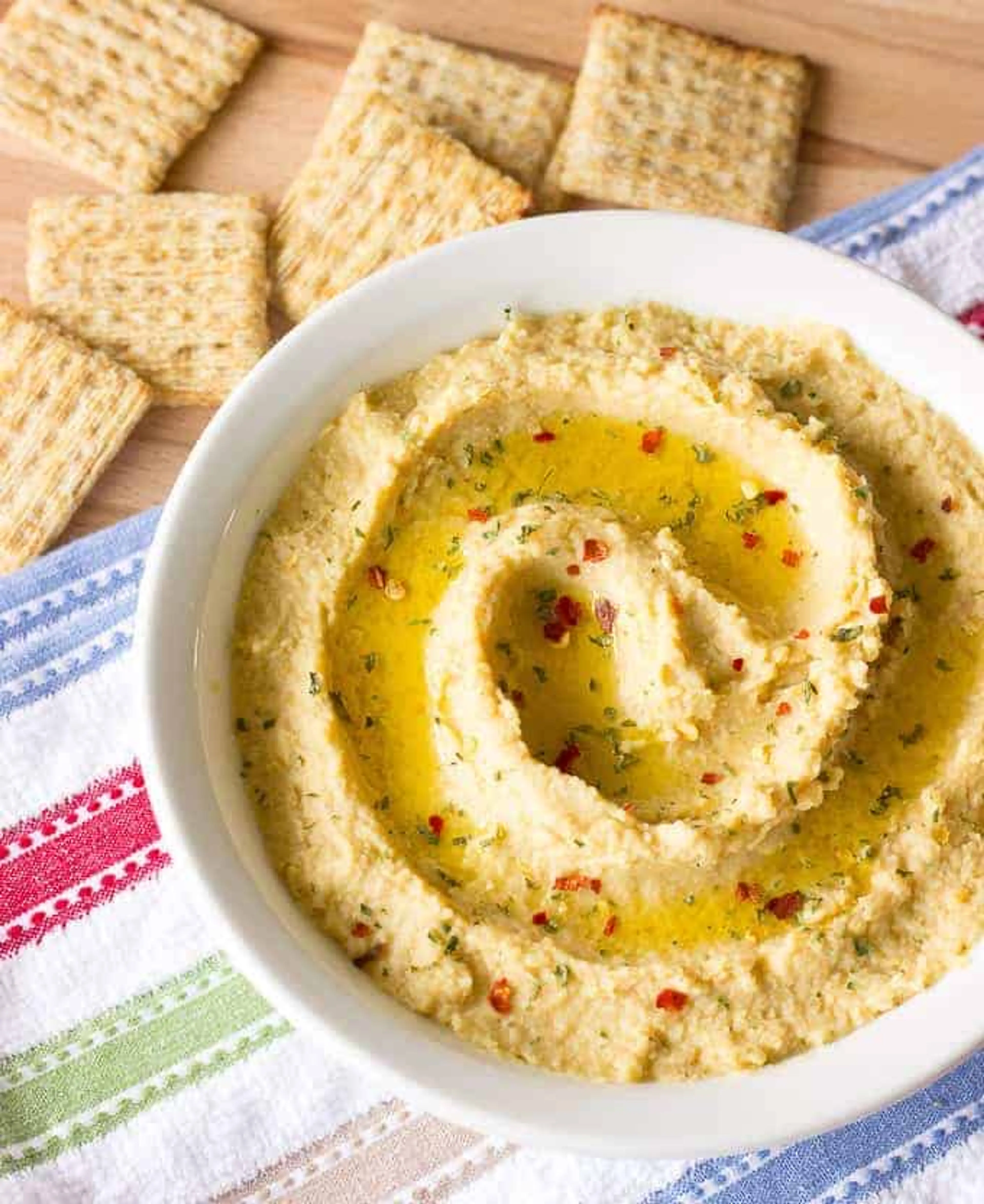 Simple Hummus Without Tahini