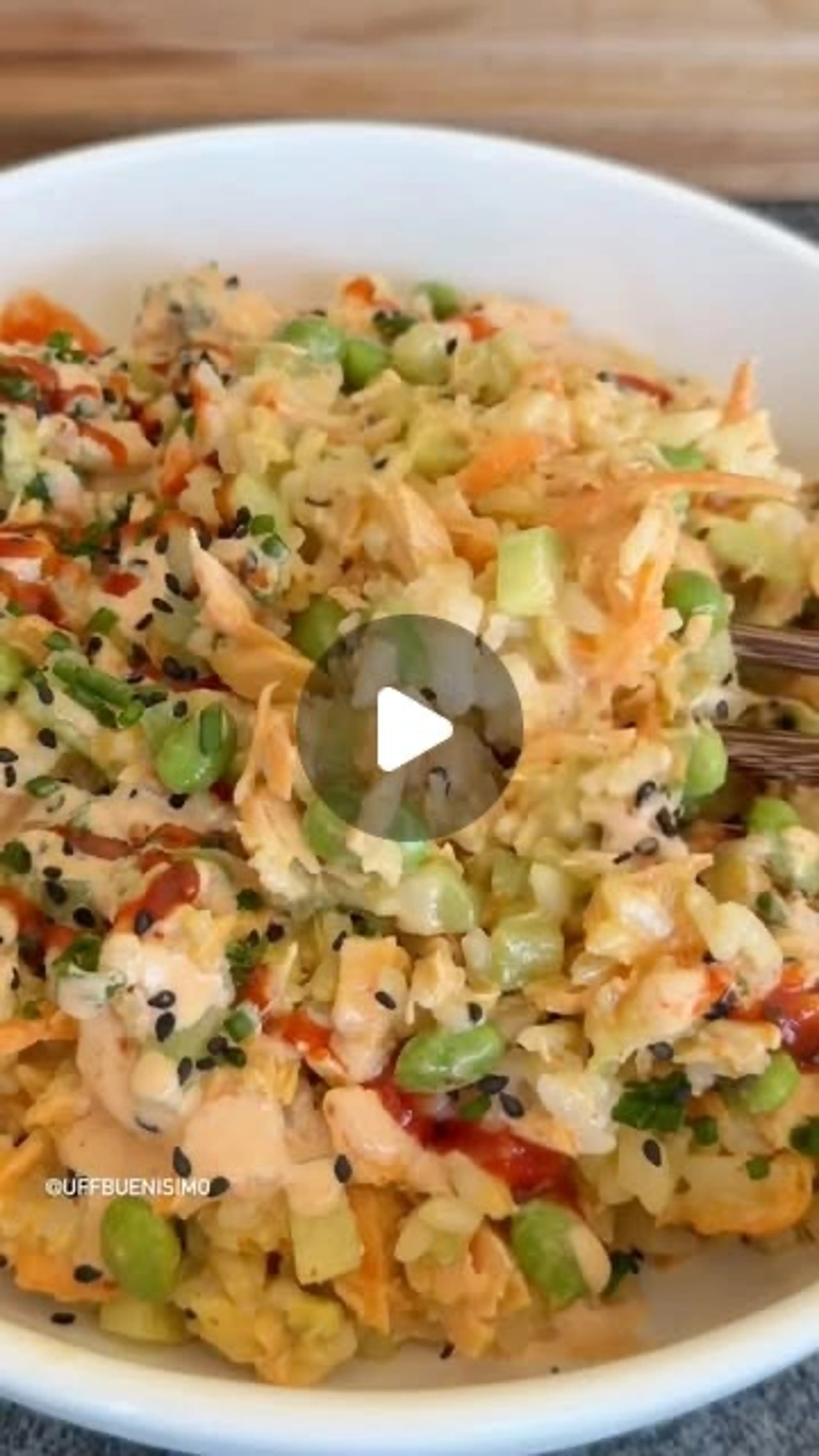 Spicy Sushi Salmon Bowl