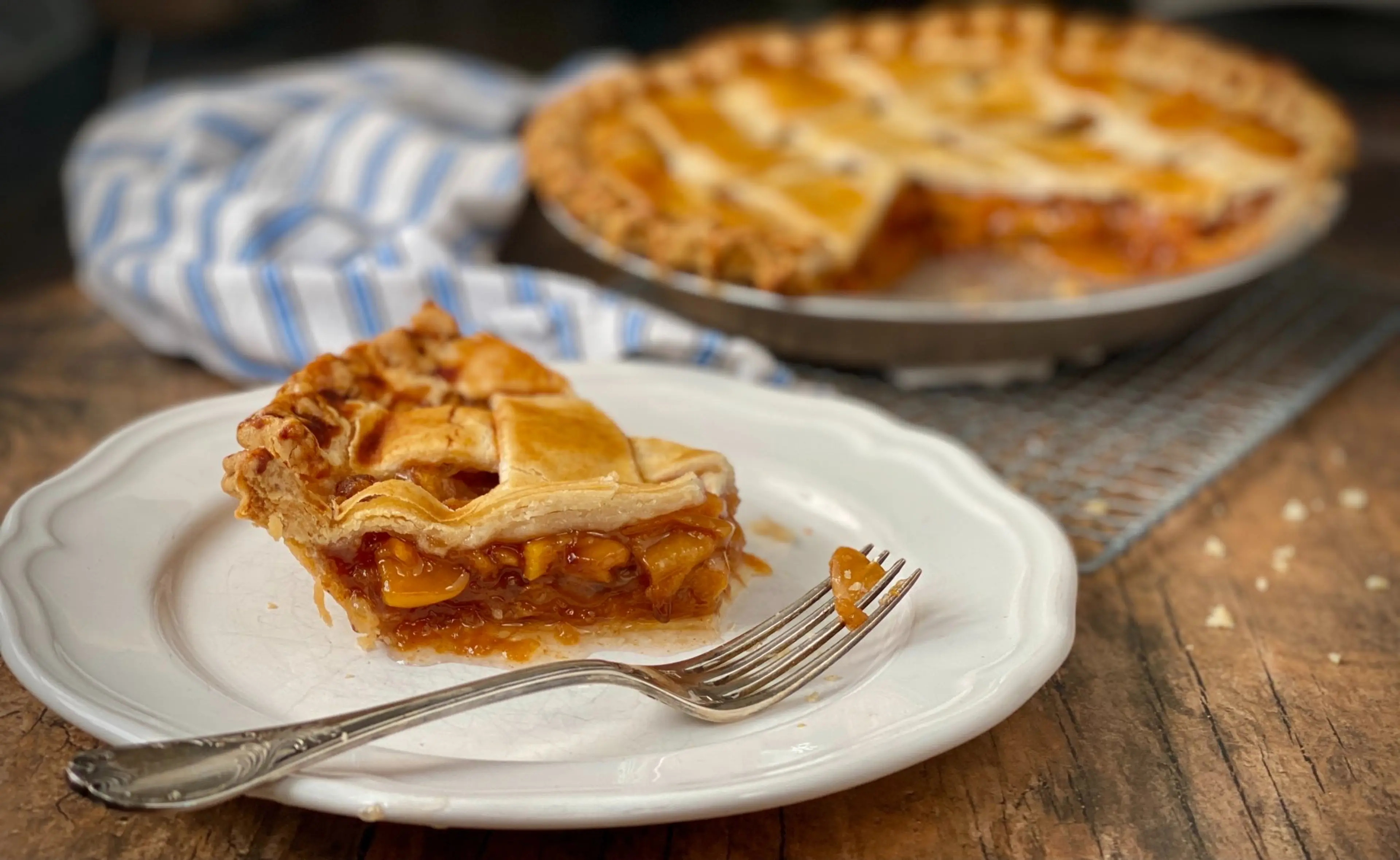 Frozen Peach Pie