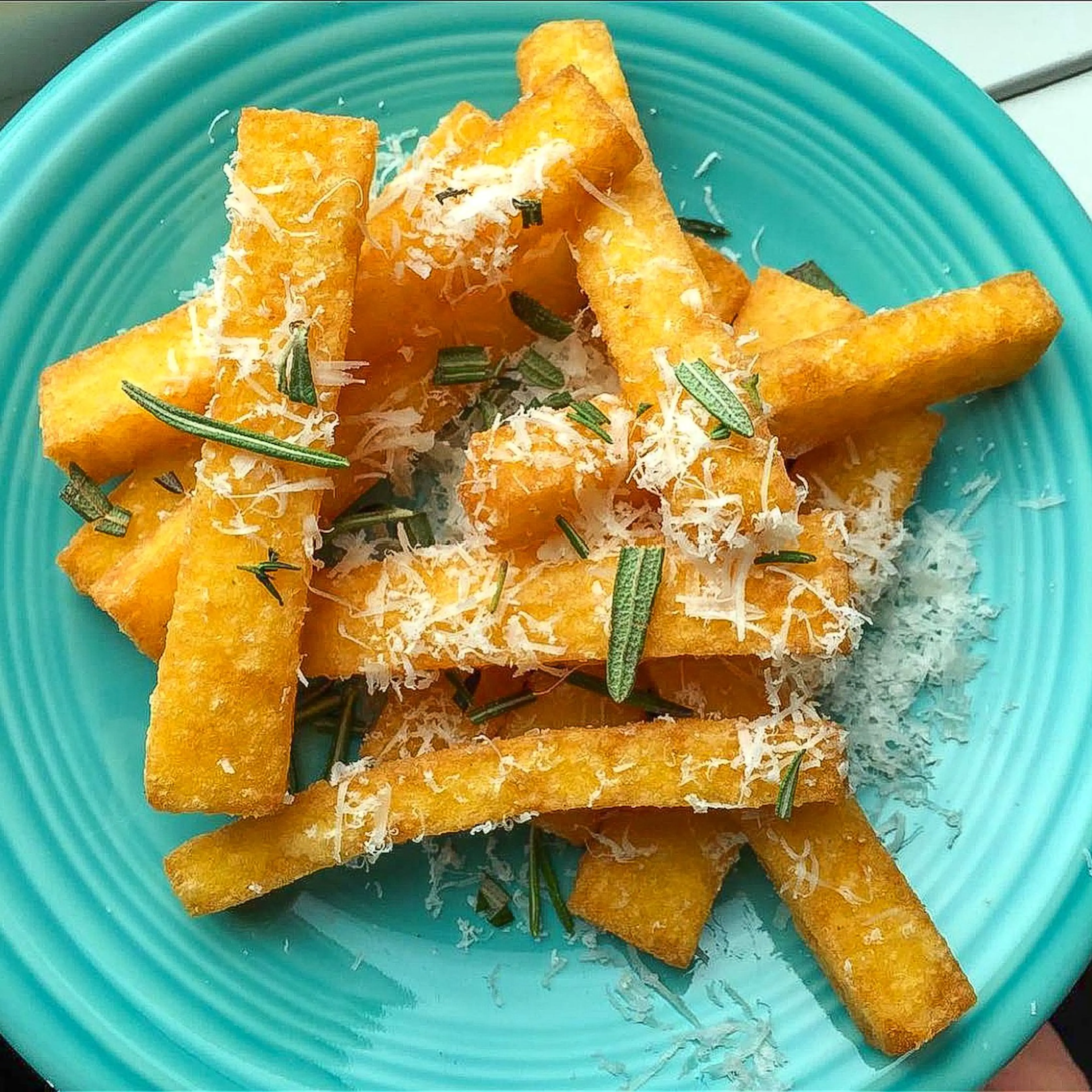 Parmesan Rosemary Polenta Fries