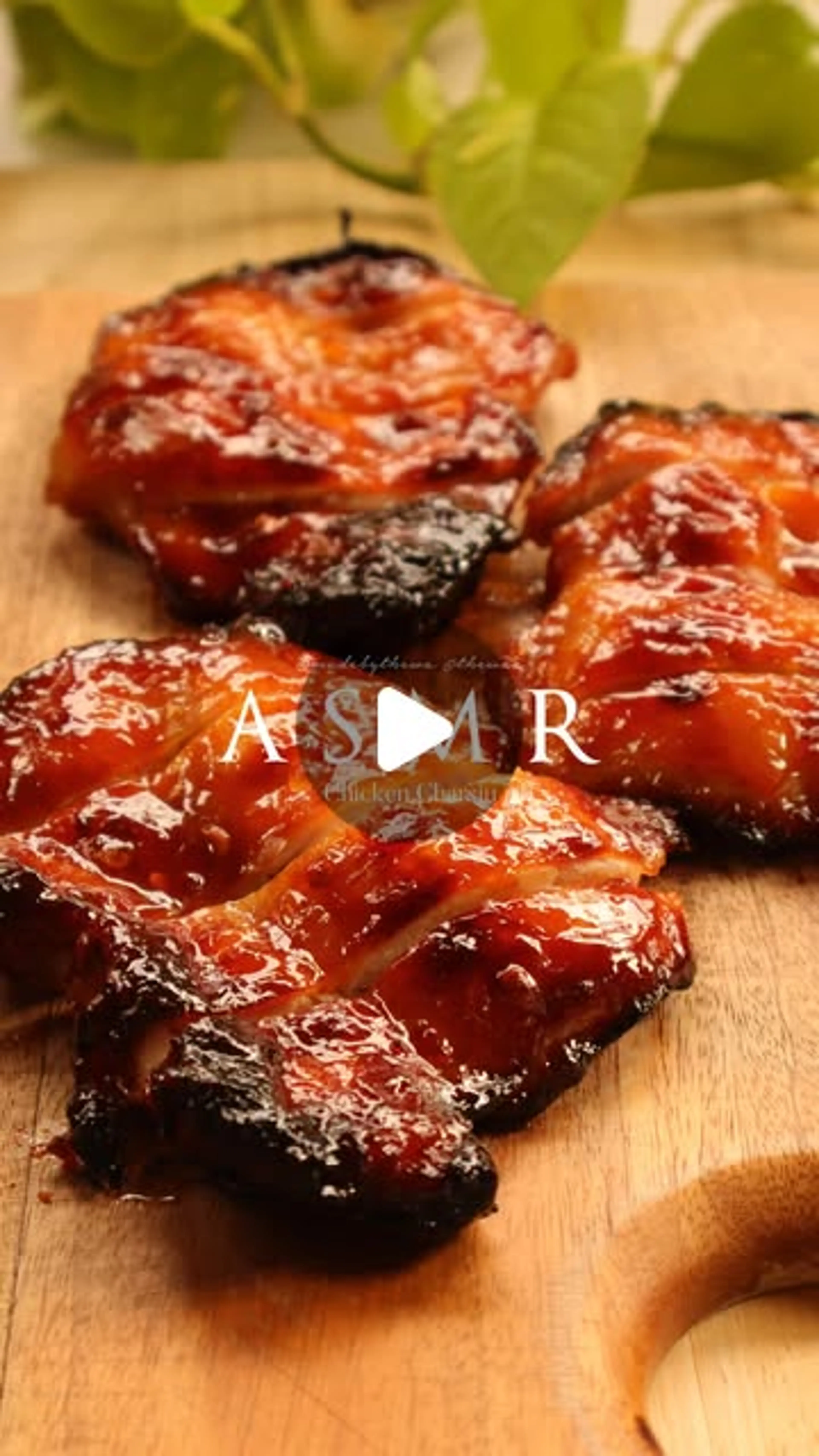 Air fryer chicken char siu