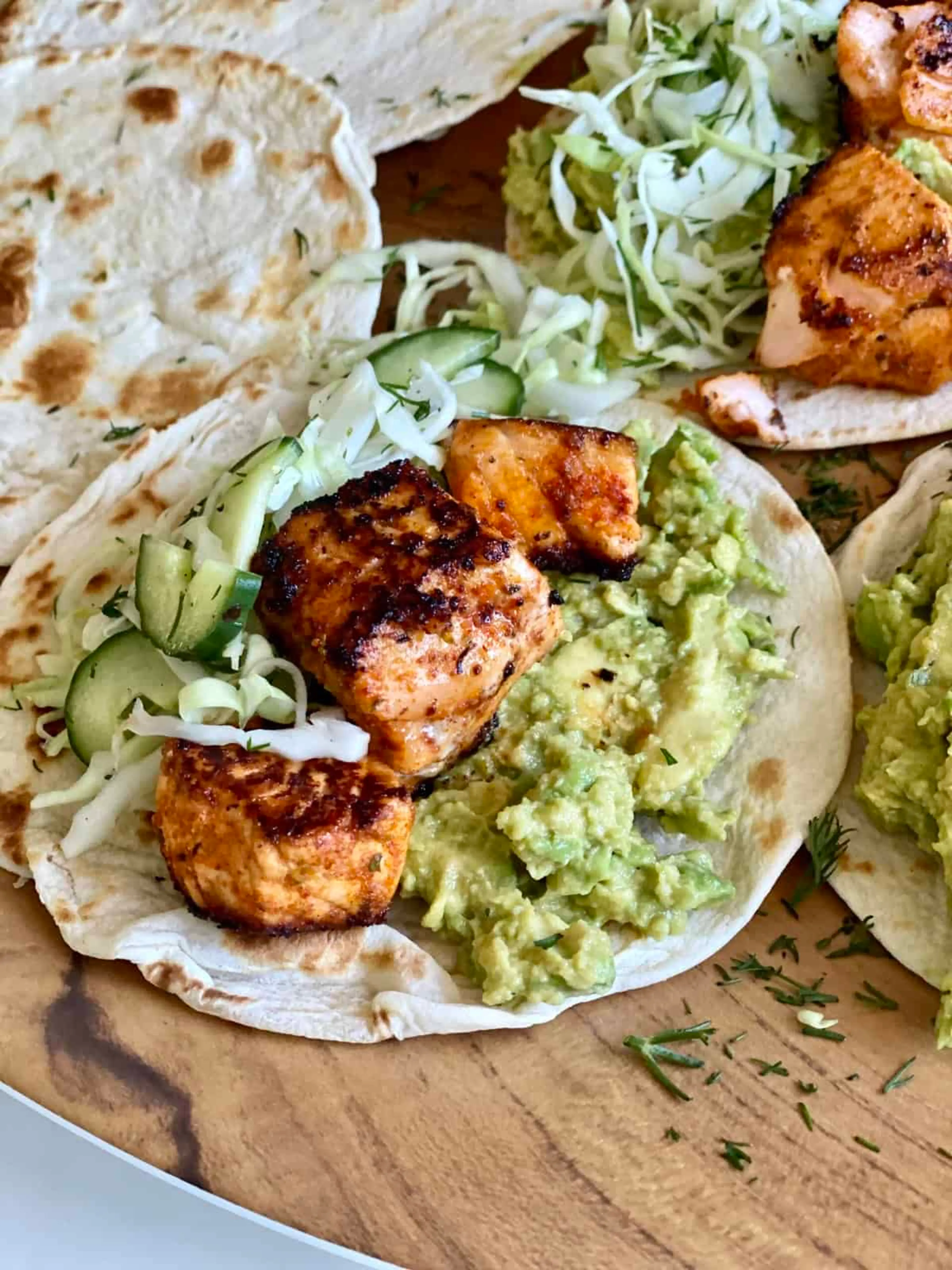 Crispy Salmon Tacos