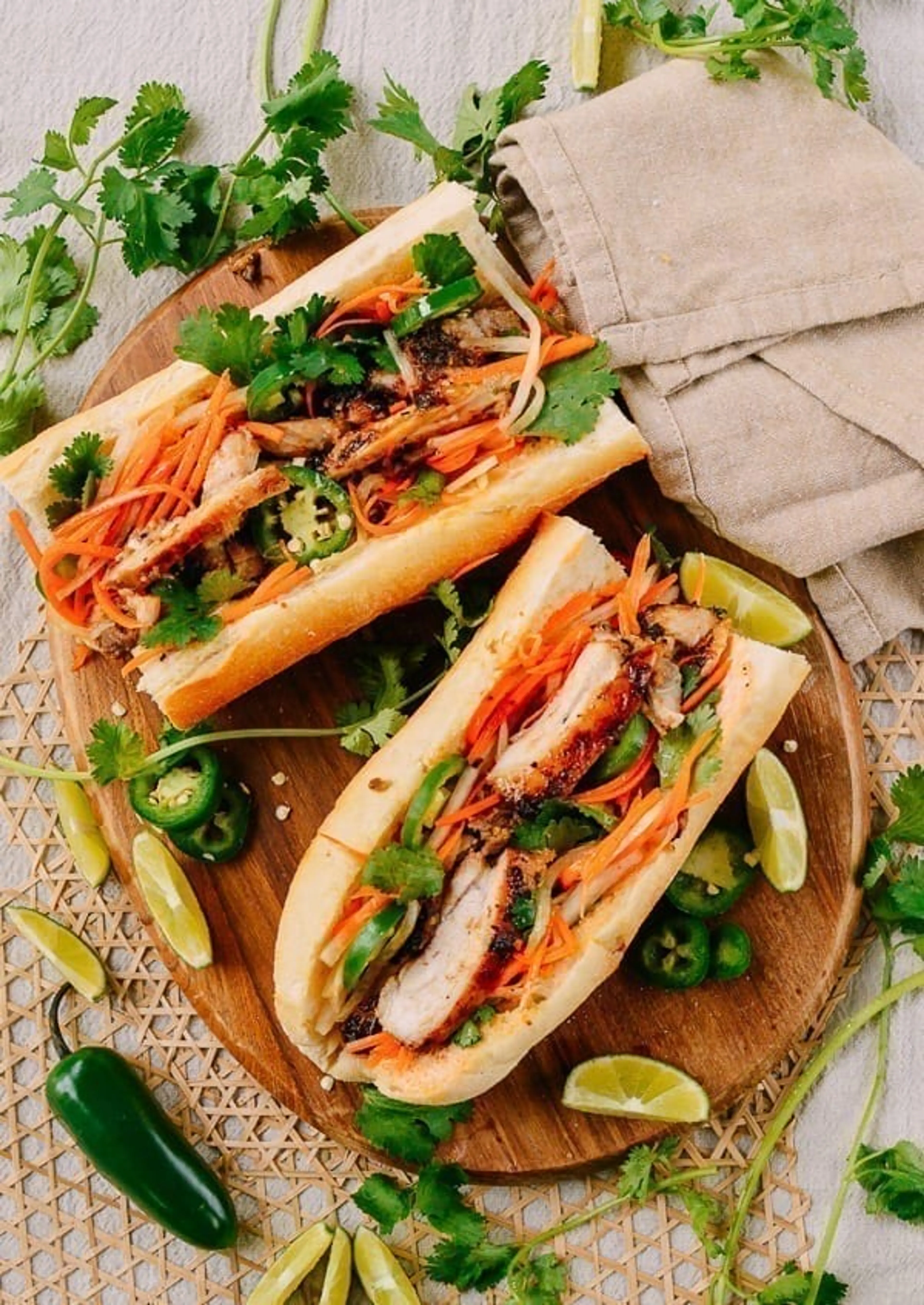 Lemongrass Chicken Banh Mi