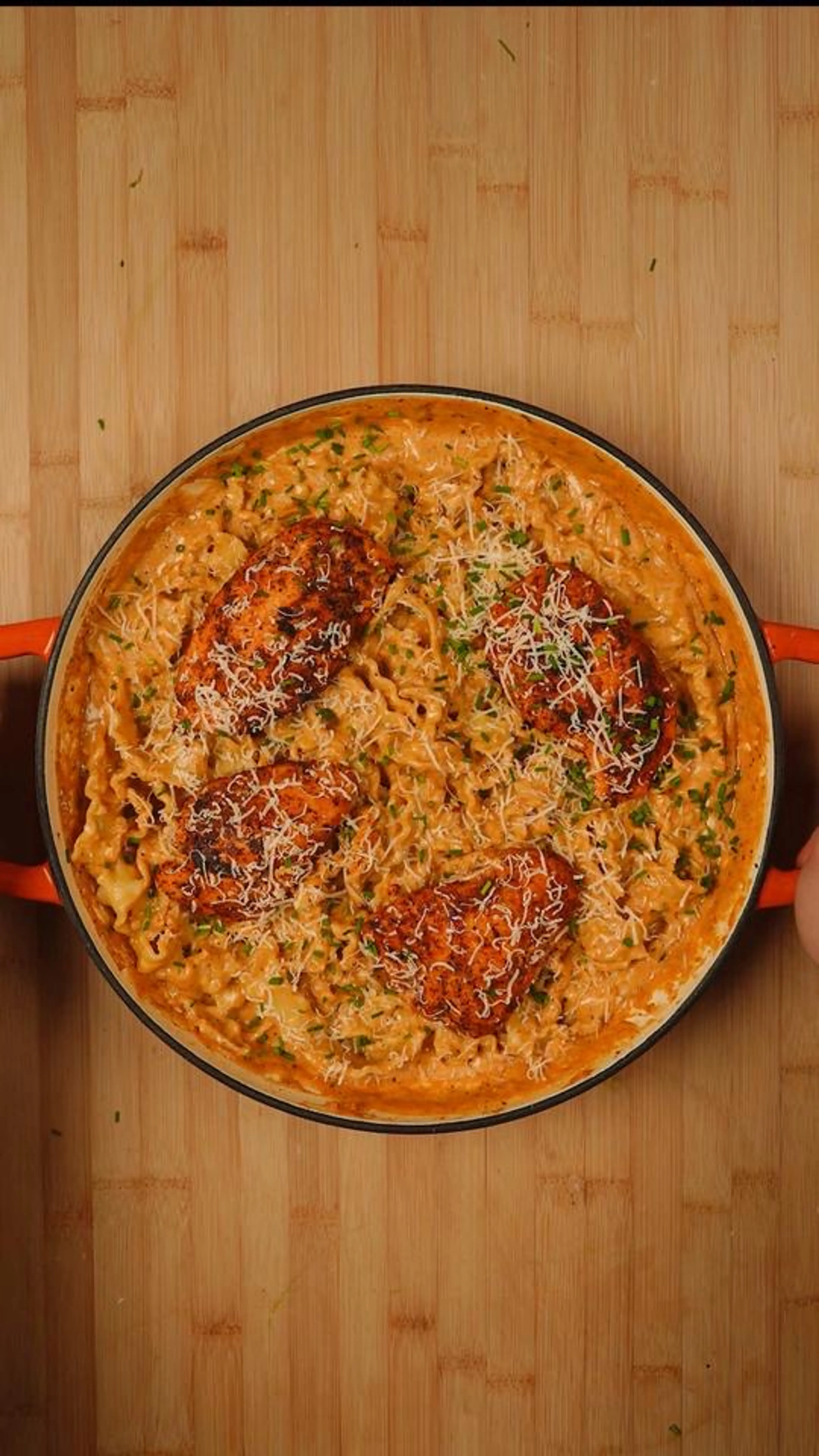 Chicken Garlic Parmesan Pasta