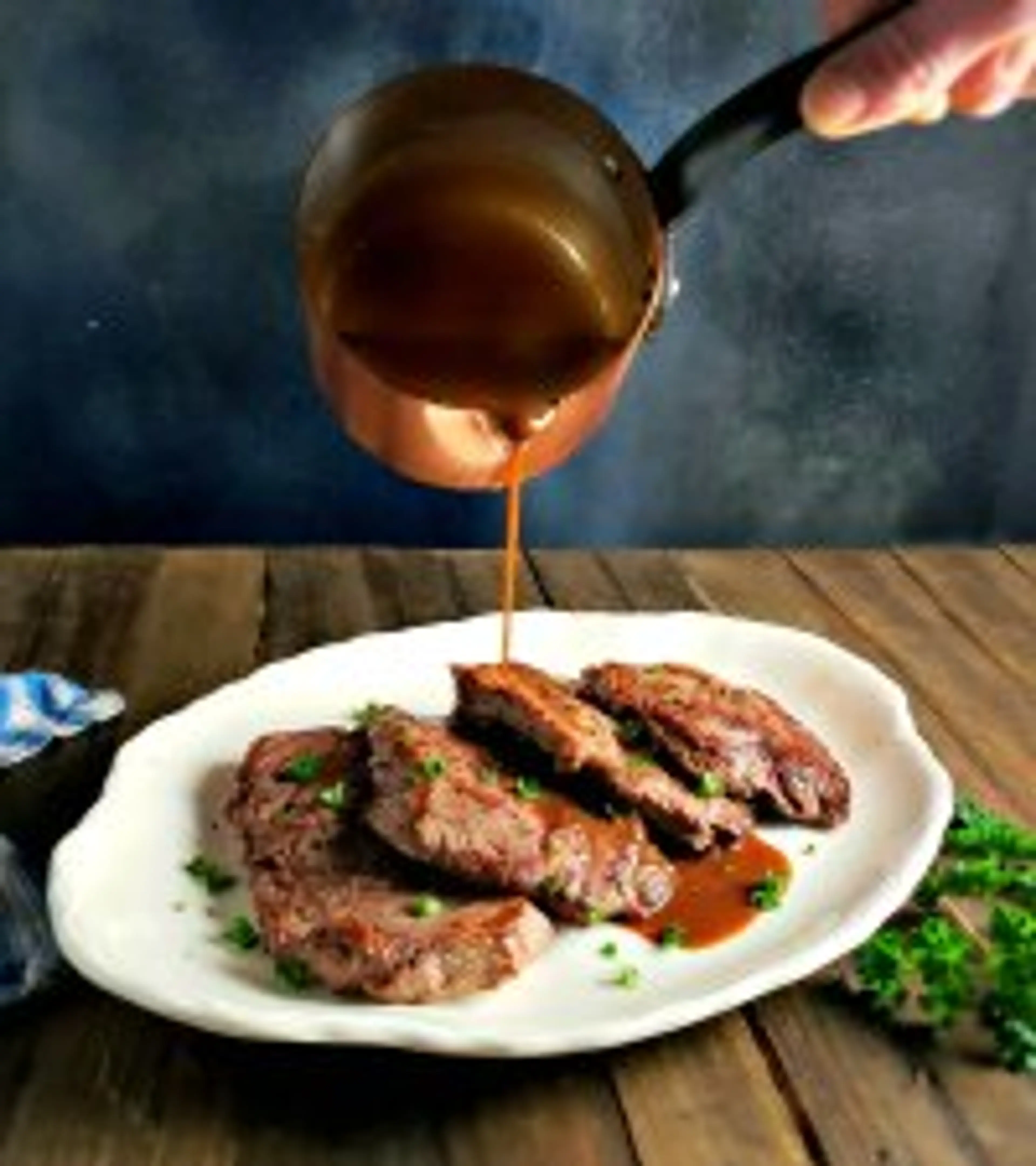 Medallions of Beef with Red Wine Reduction