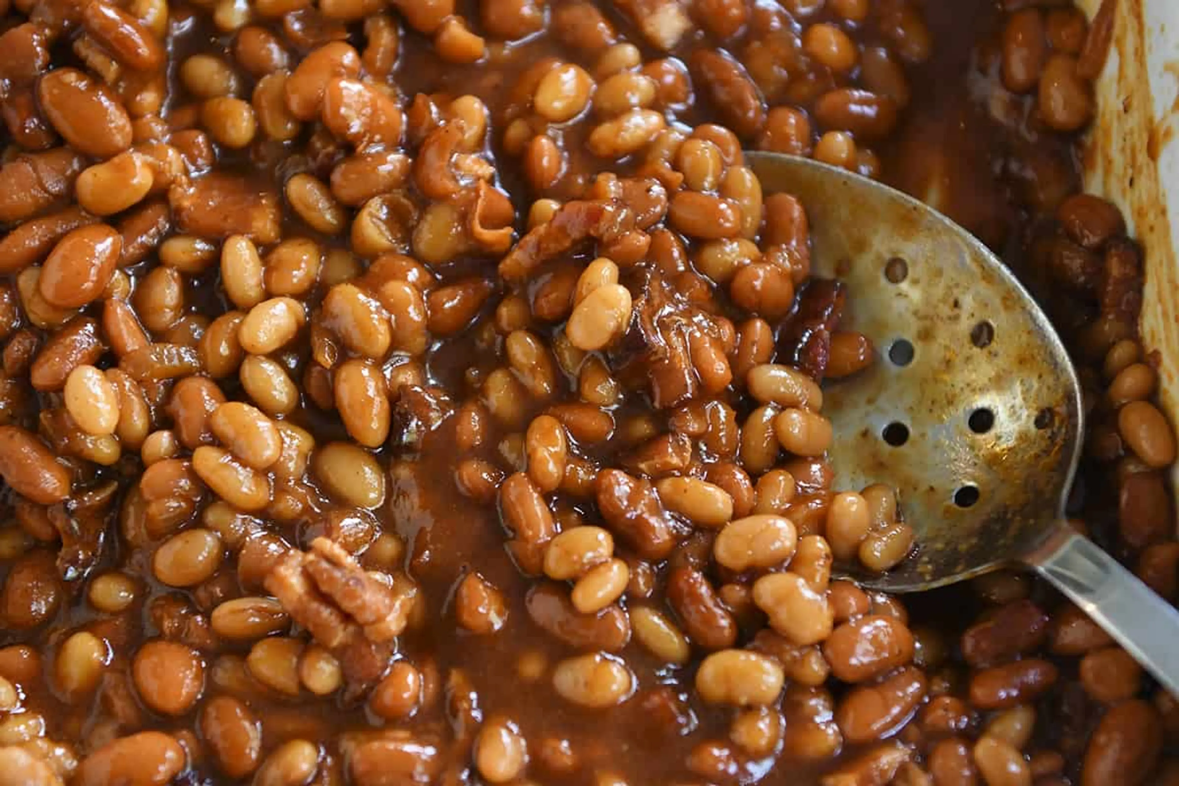 The Best Saucy Baked Beans