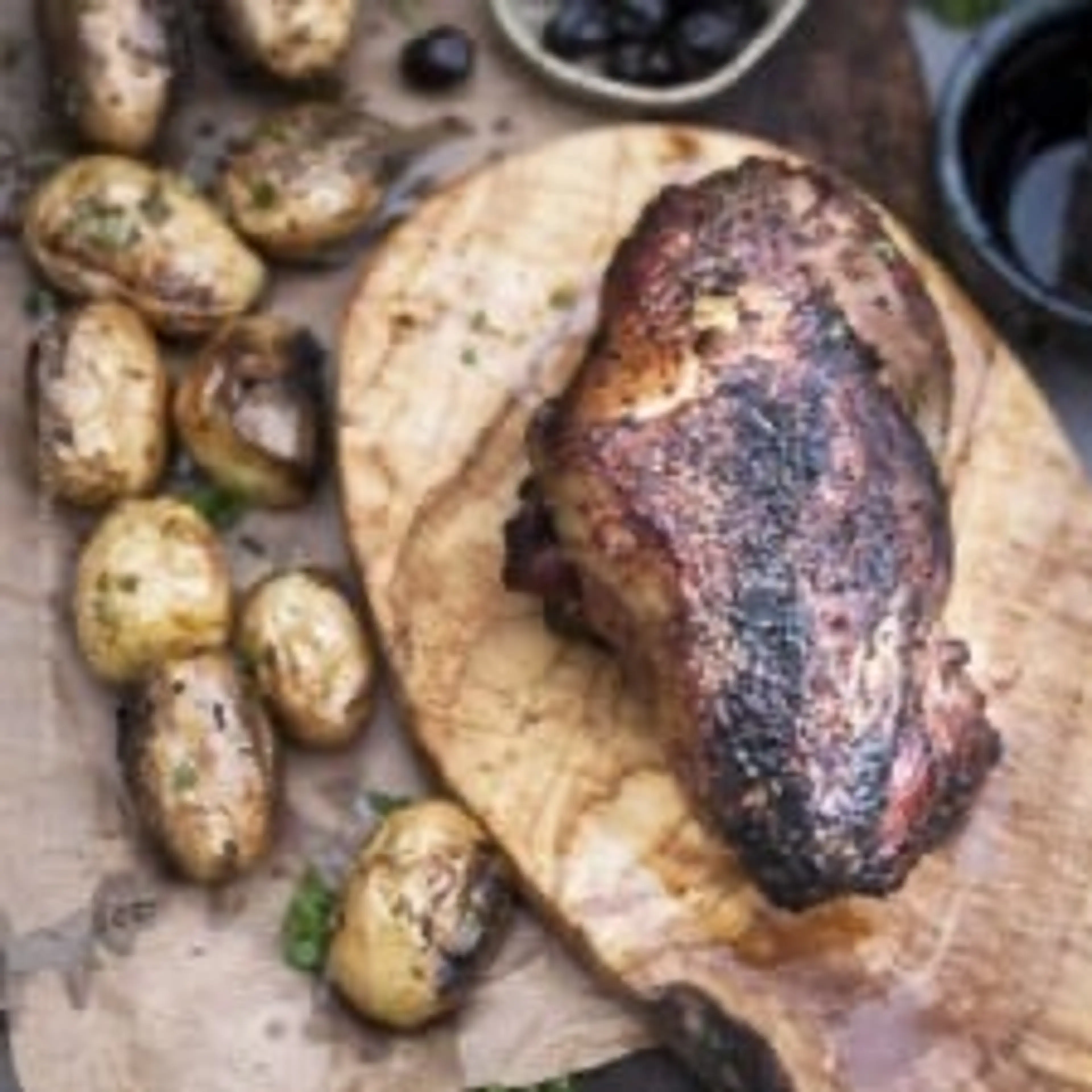 Smoked Leg of Lamb (Boneless of Bone-in)