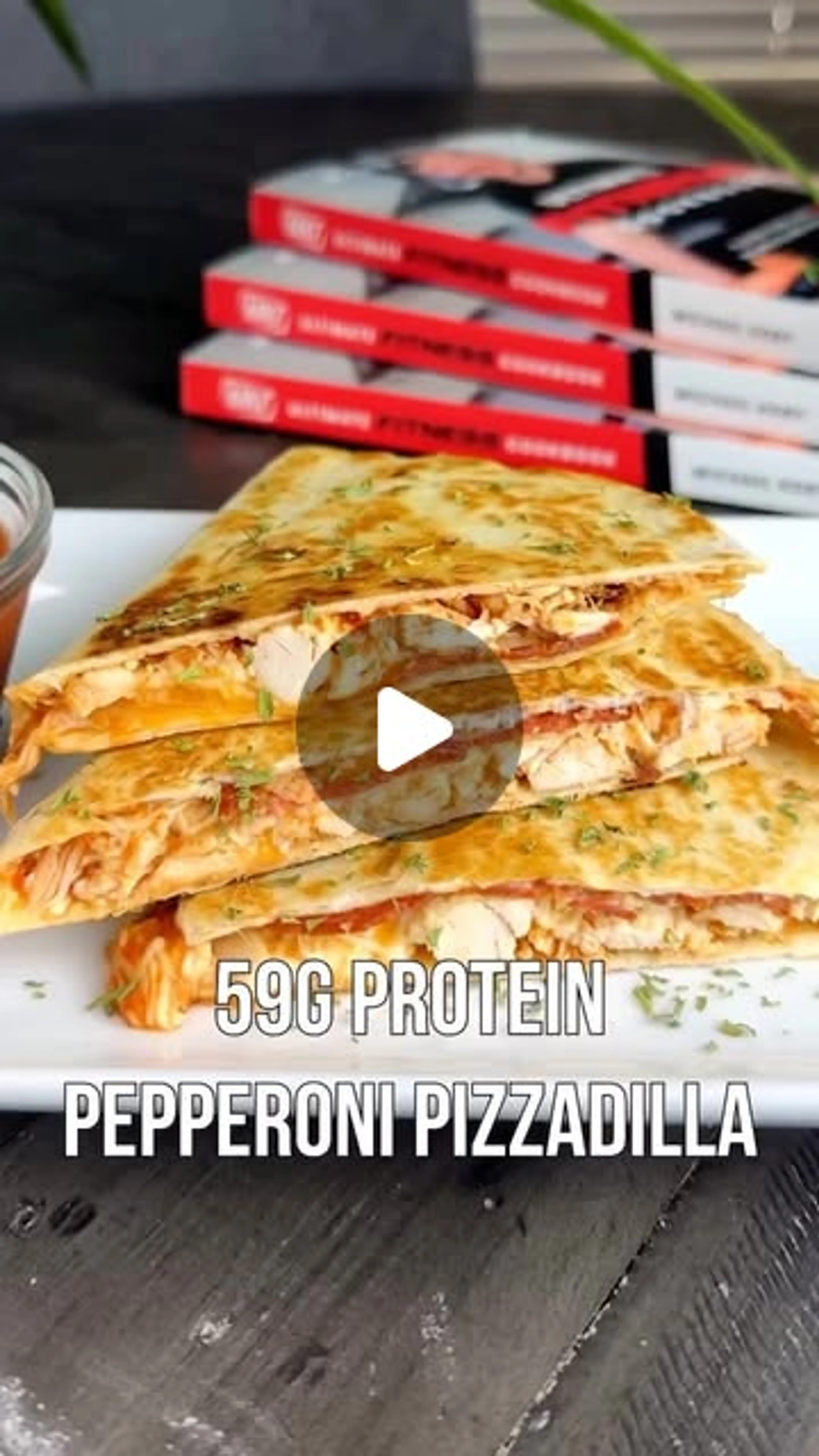 59g Protein Pepperoni Pizzadilla