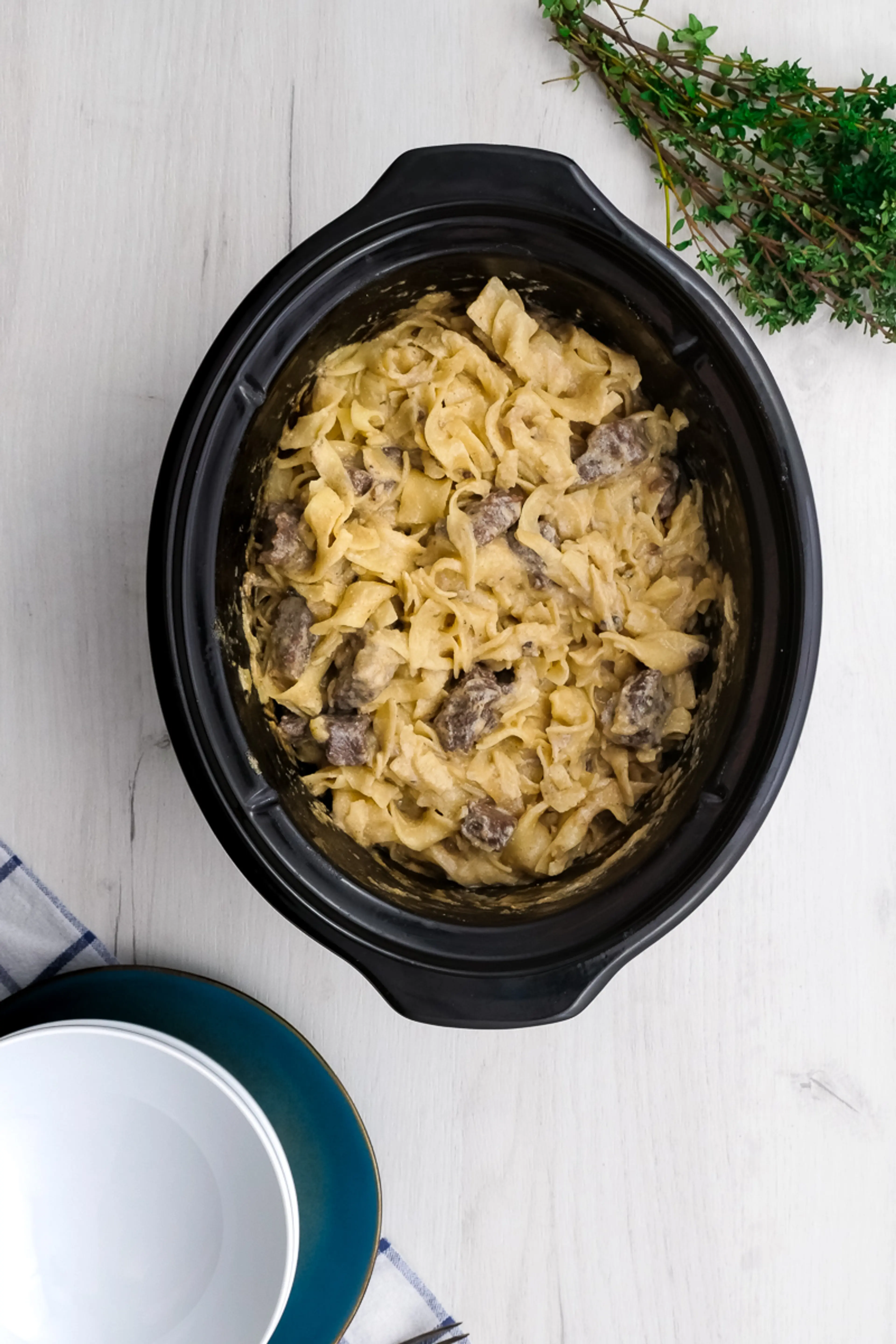 Crockpot Stroganoff