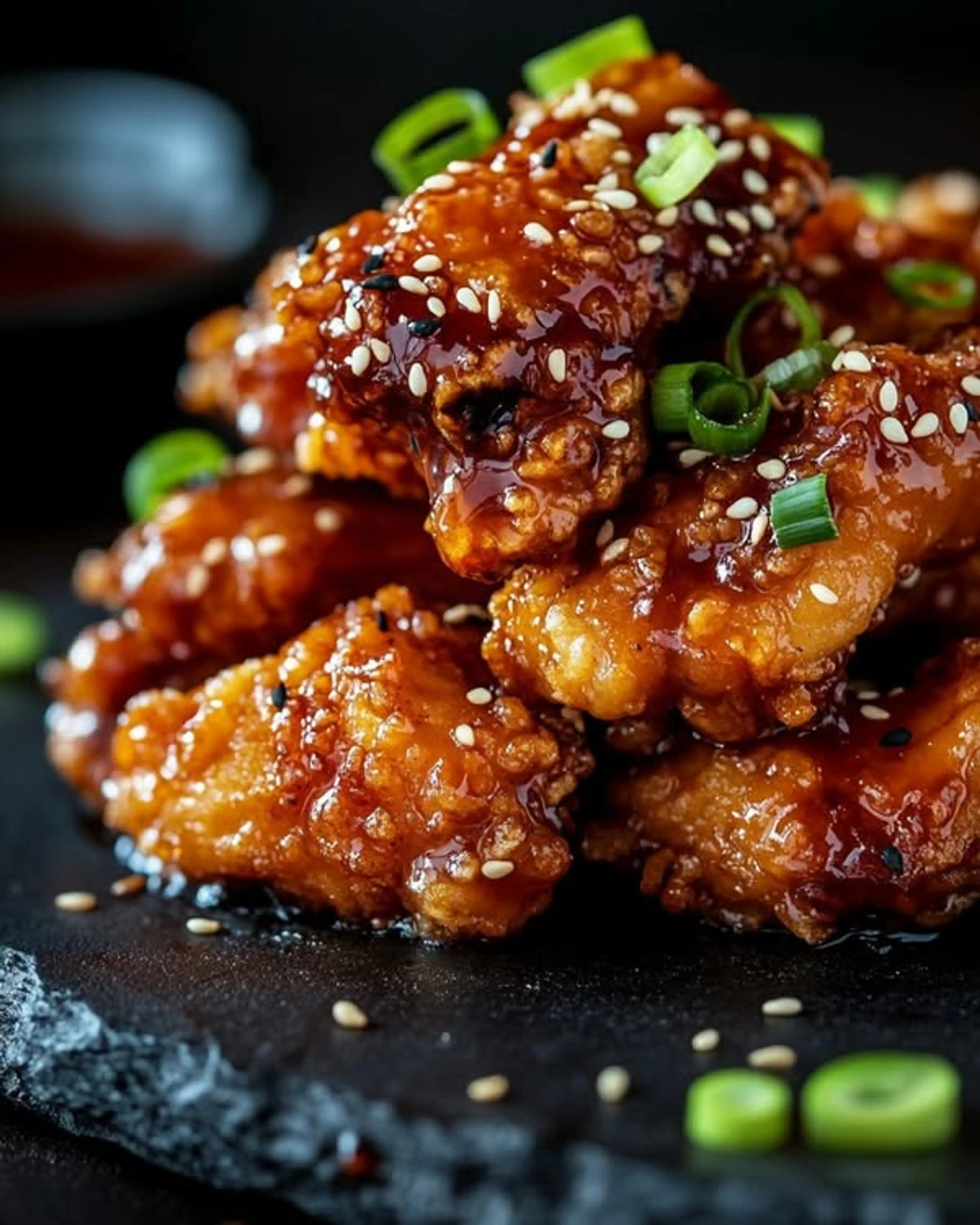 Sizzling Sweet Garlic Chicken Bites (spicy & Crispy