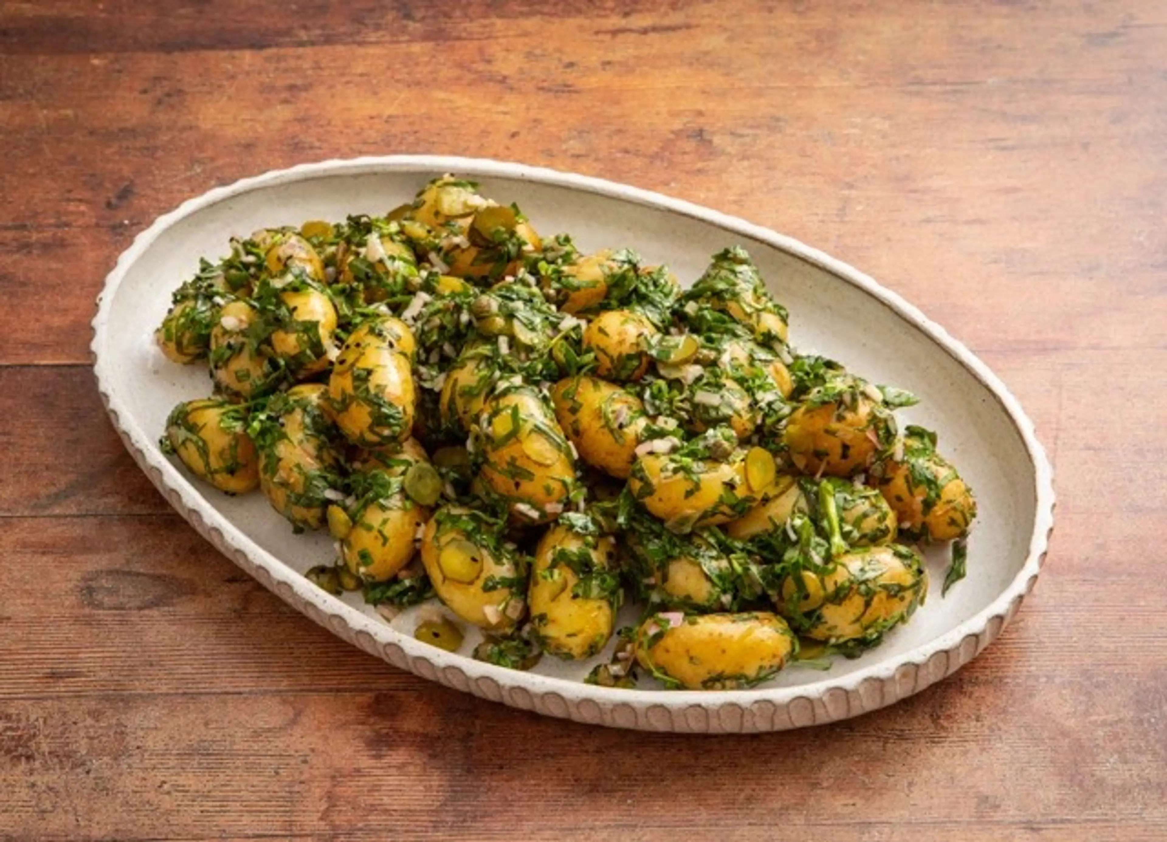 Potato and herb salad