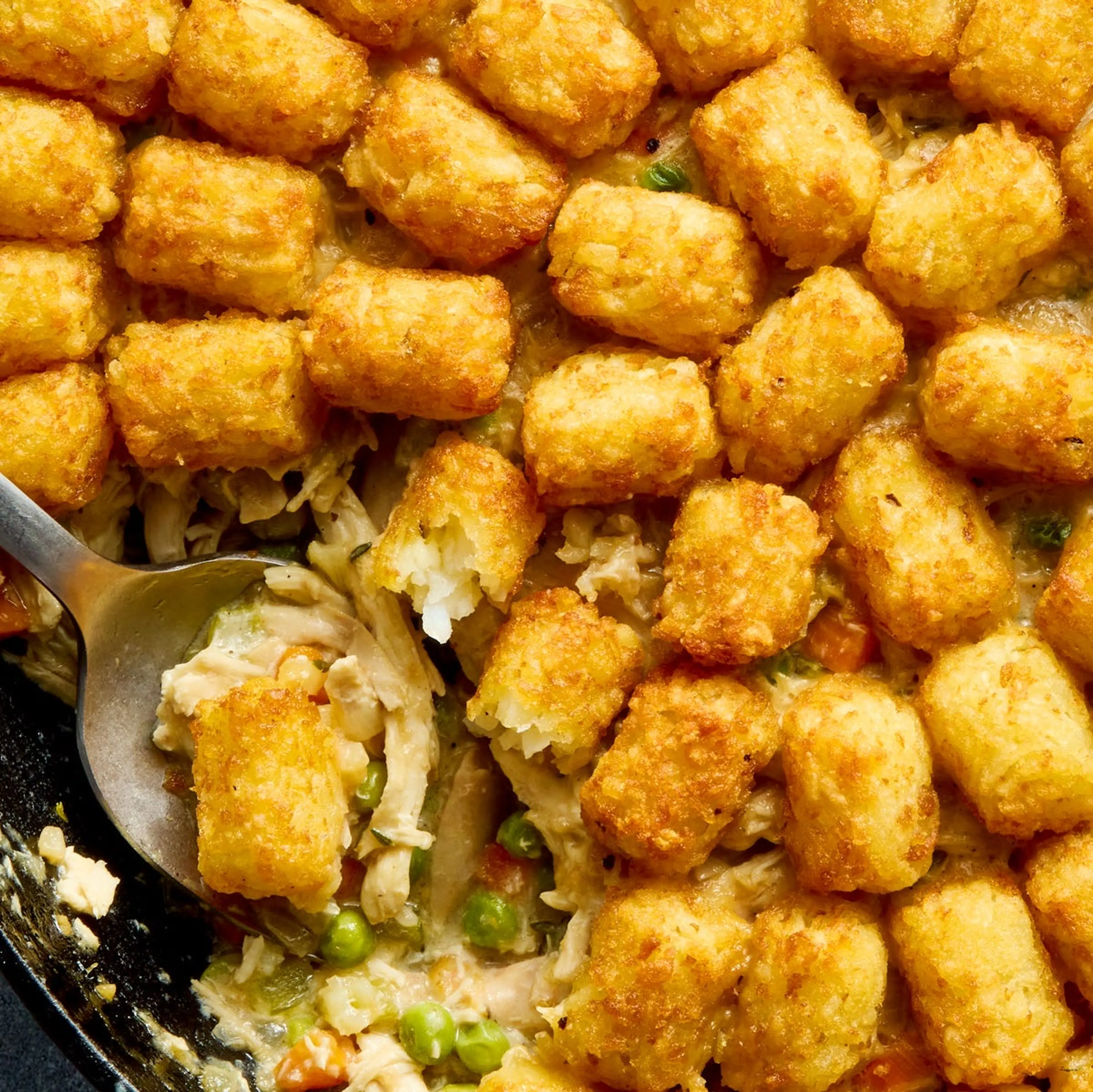 Tater Tot Chicken Pot Pie