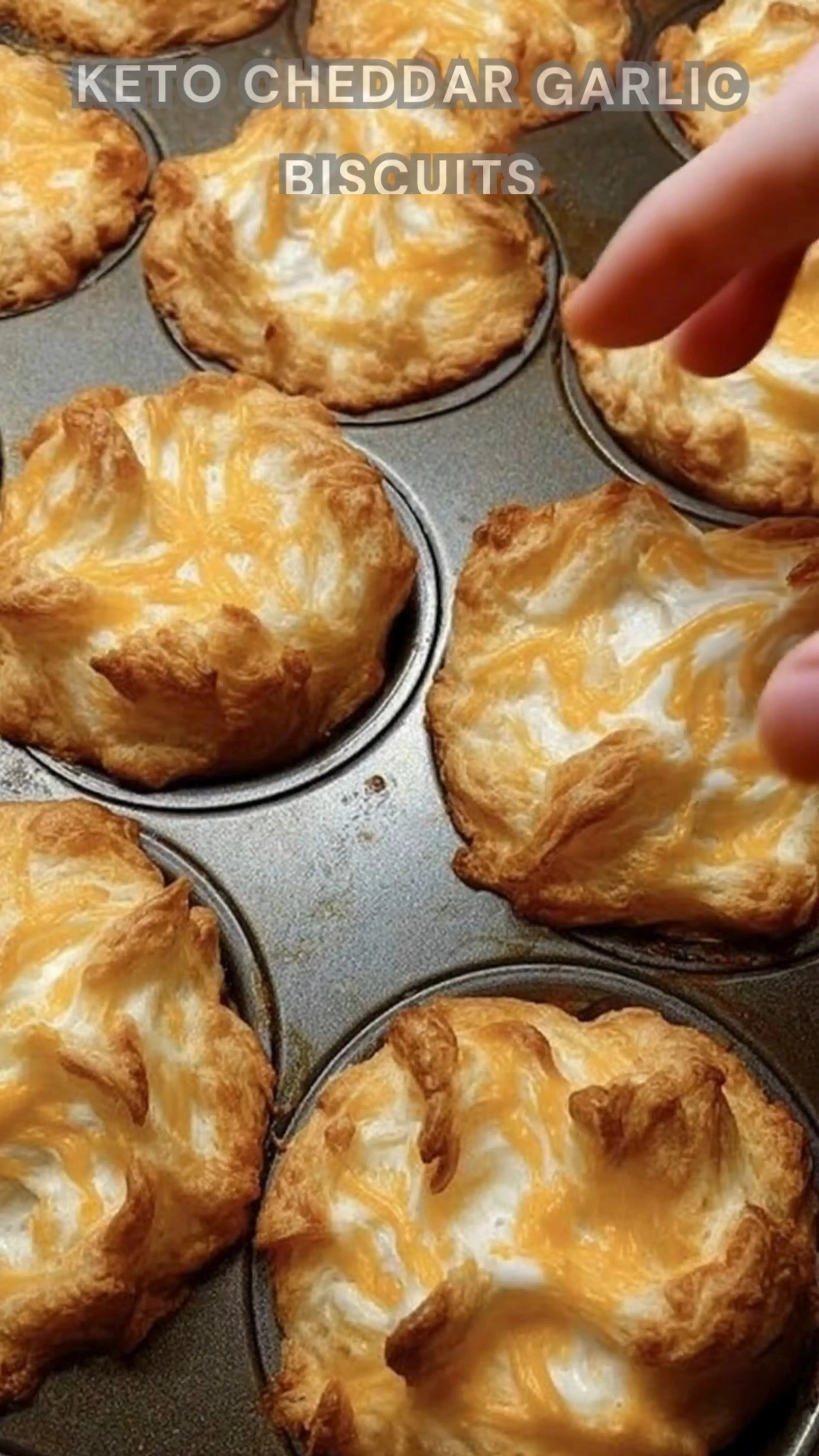 Almond Flour Mixed Light. Stir in Cheddar, Garlic, and Melte