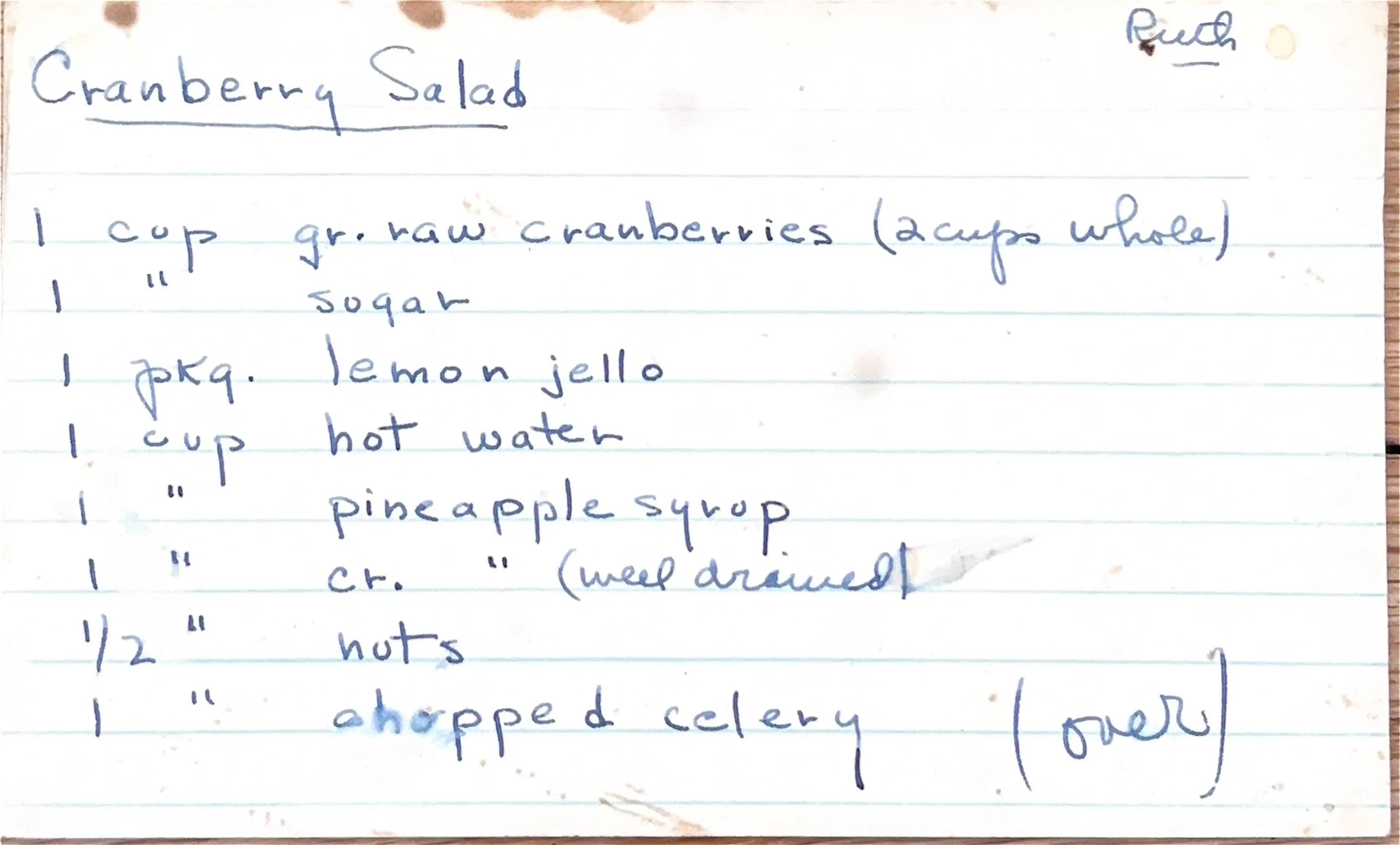 Cranberry Salad