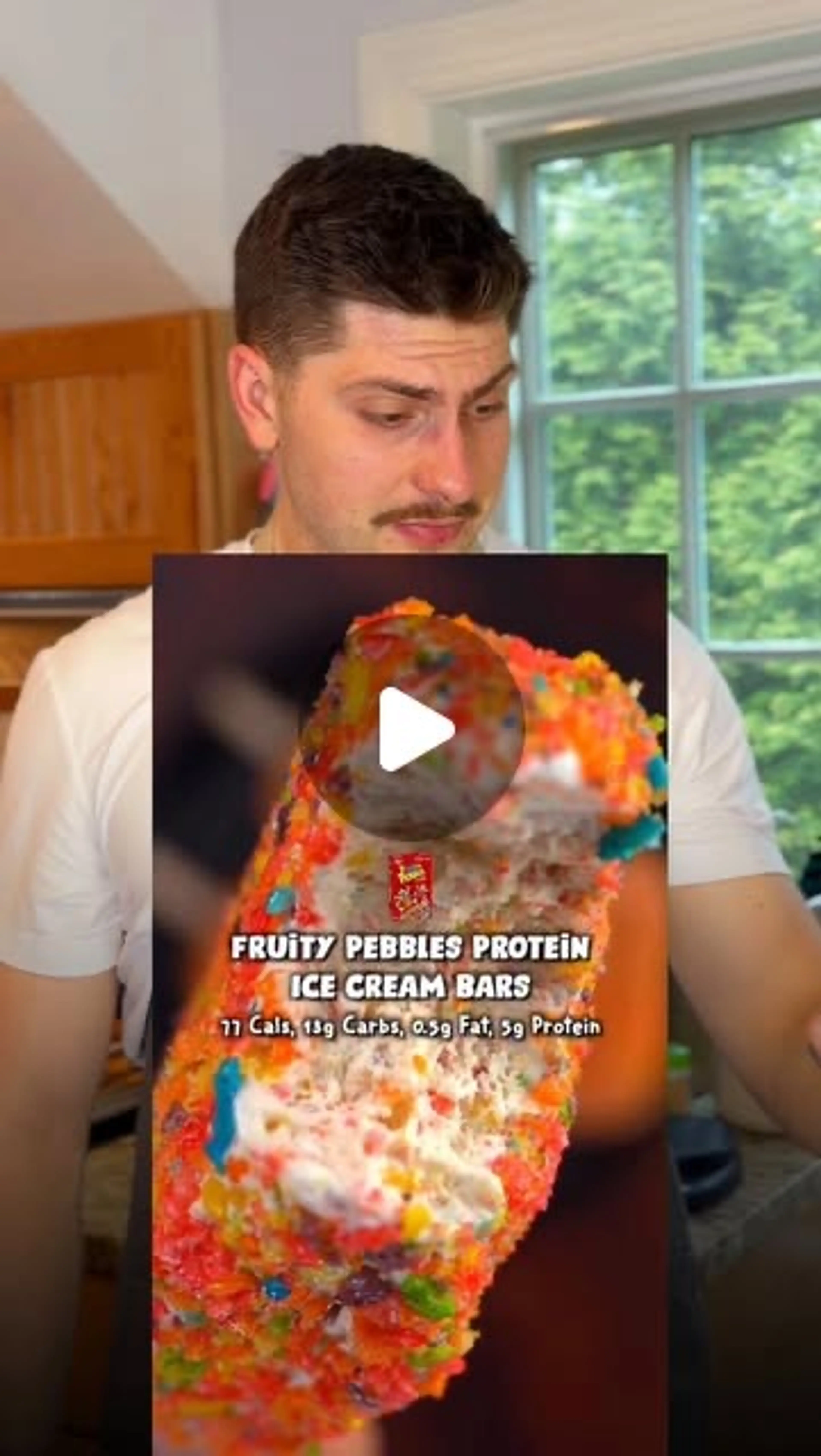 Fruity Pebble Ice Cream Bars Gas ⛽️ or Trash
