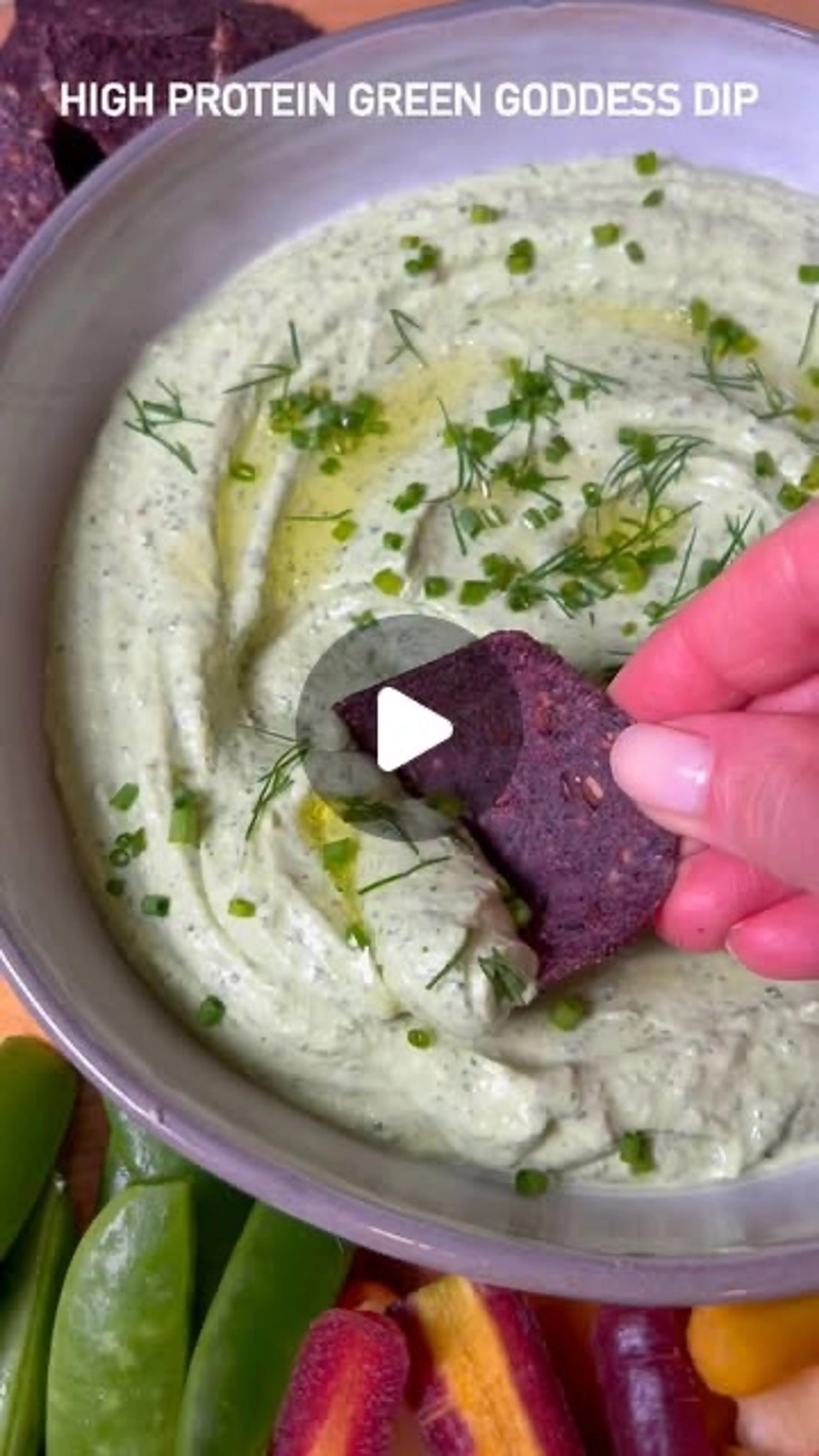 High Protein Green Goddess Dip