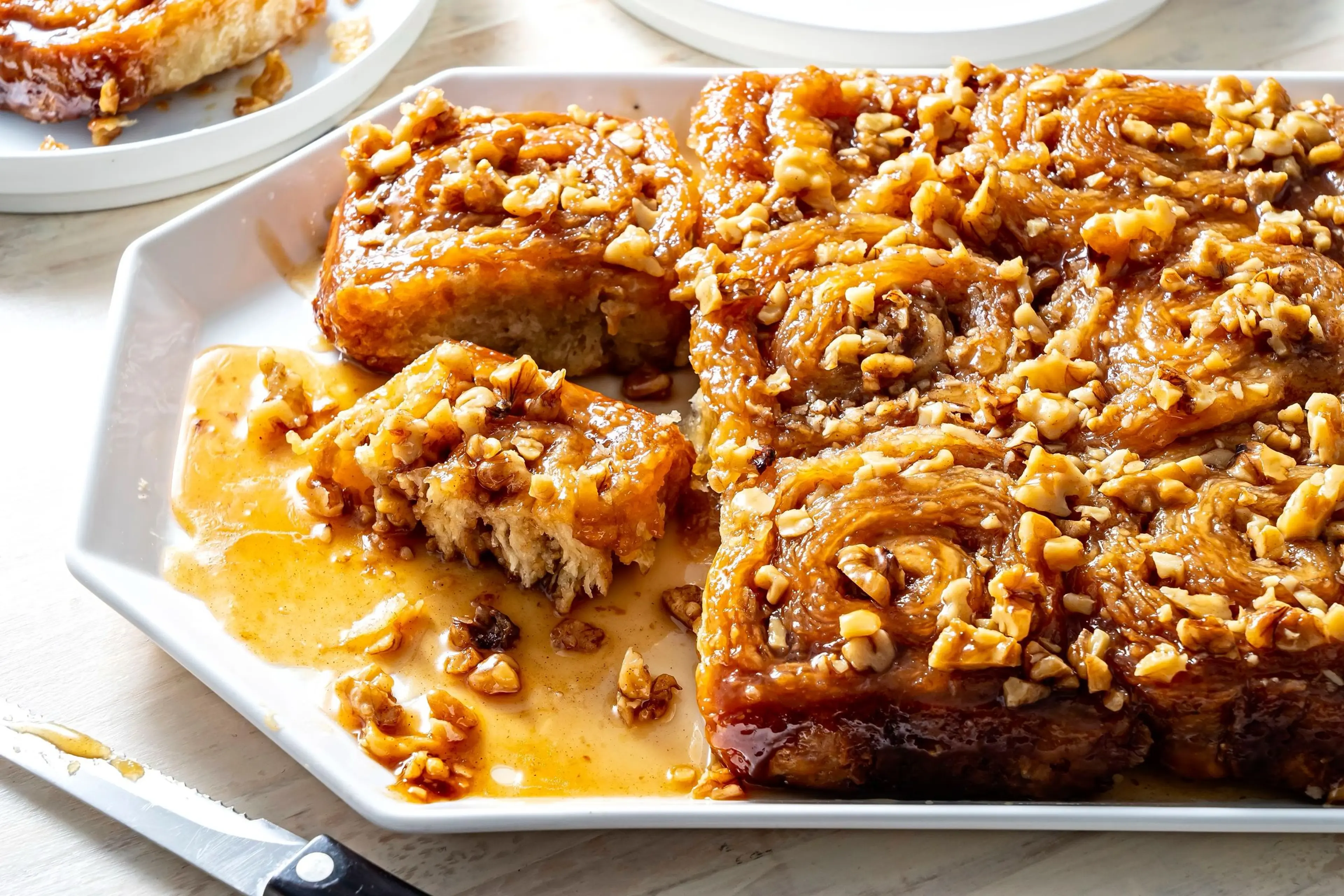 BACLAVA-LIKE STICKY ROLLS