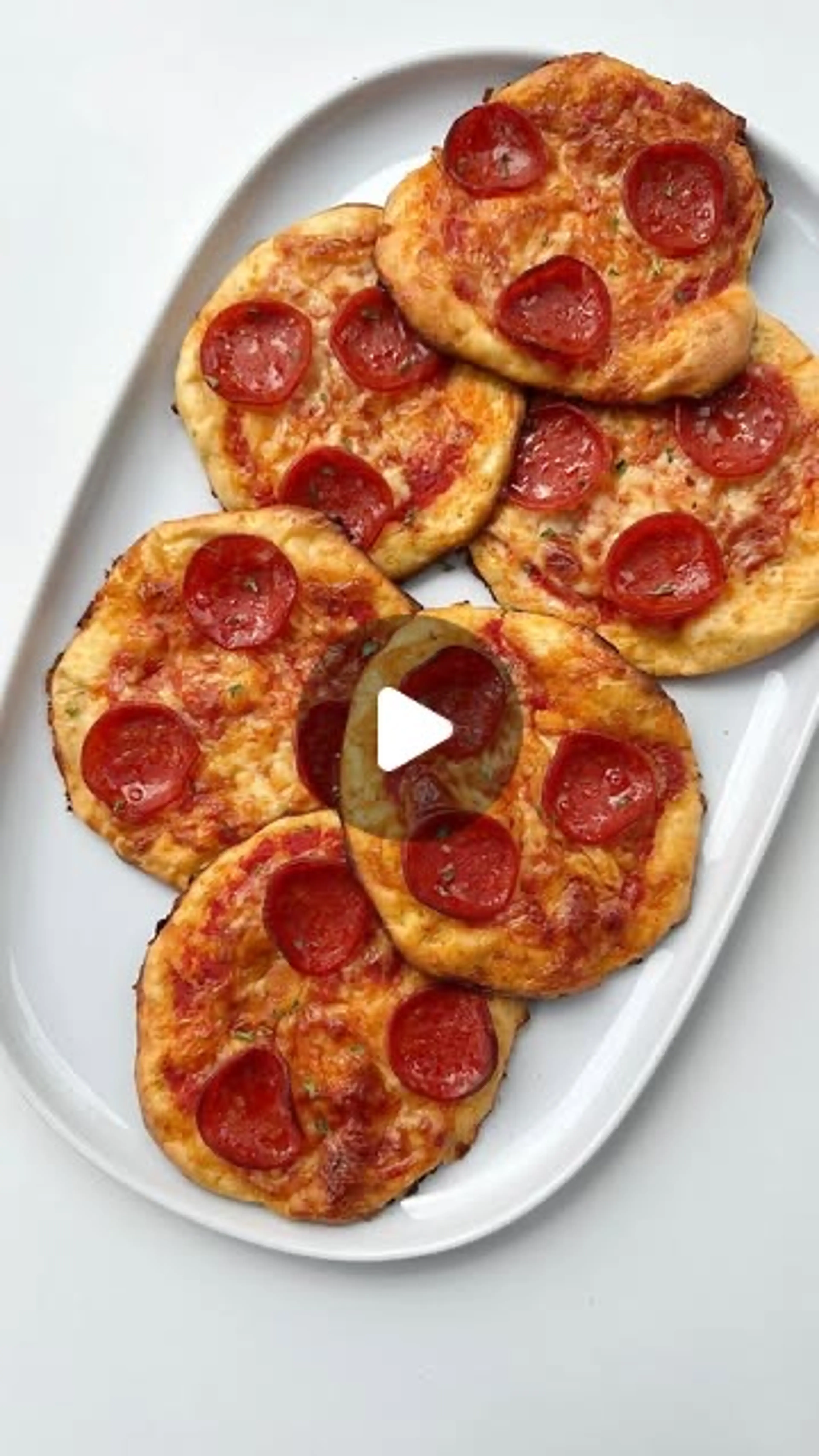 Cottage Cheese Mini Pizzas