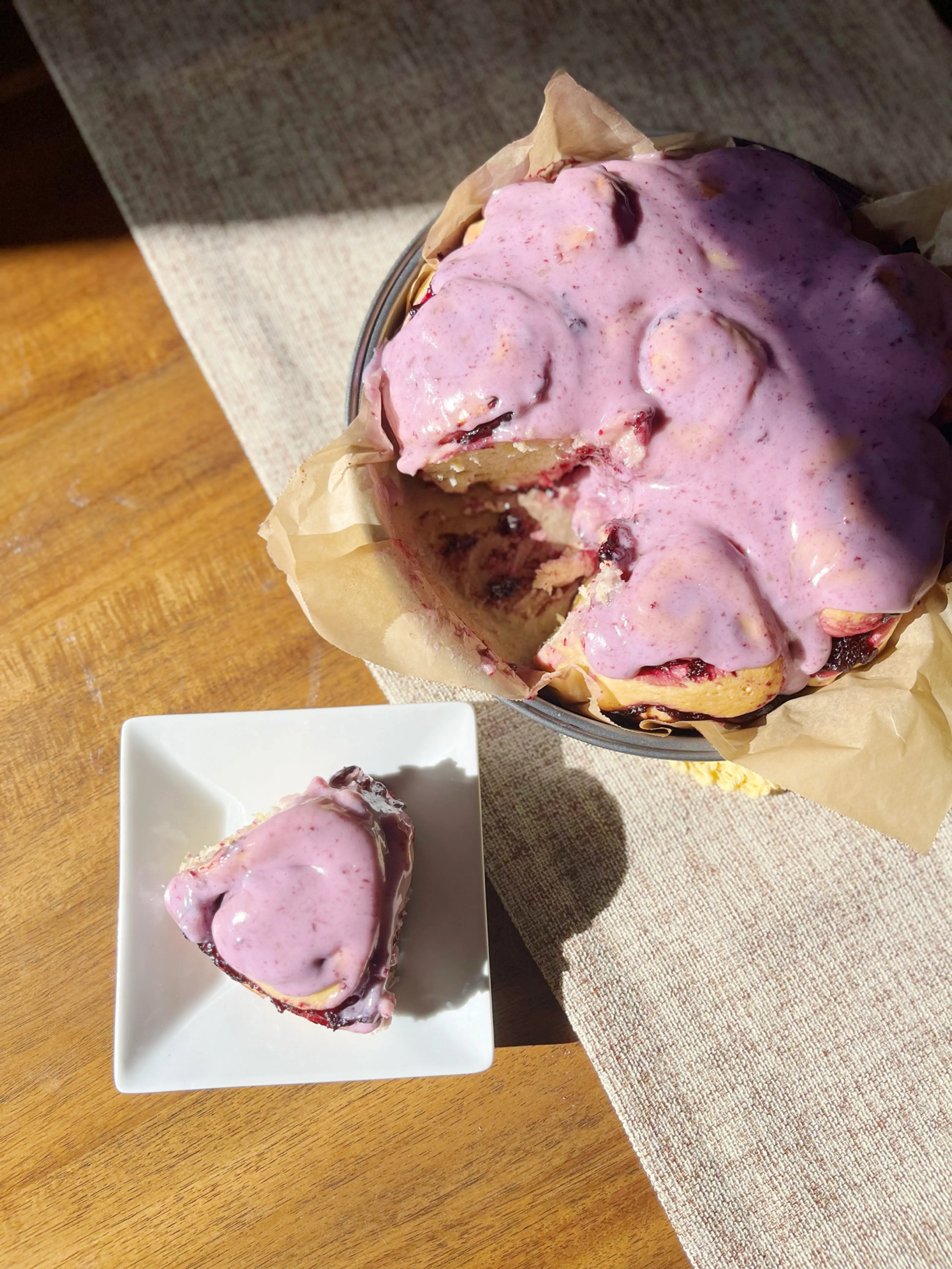 Blueberry Cinnamon Buns