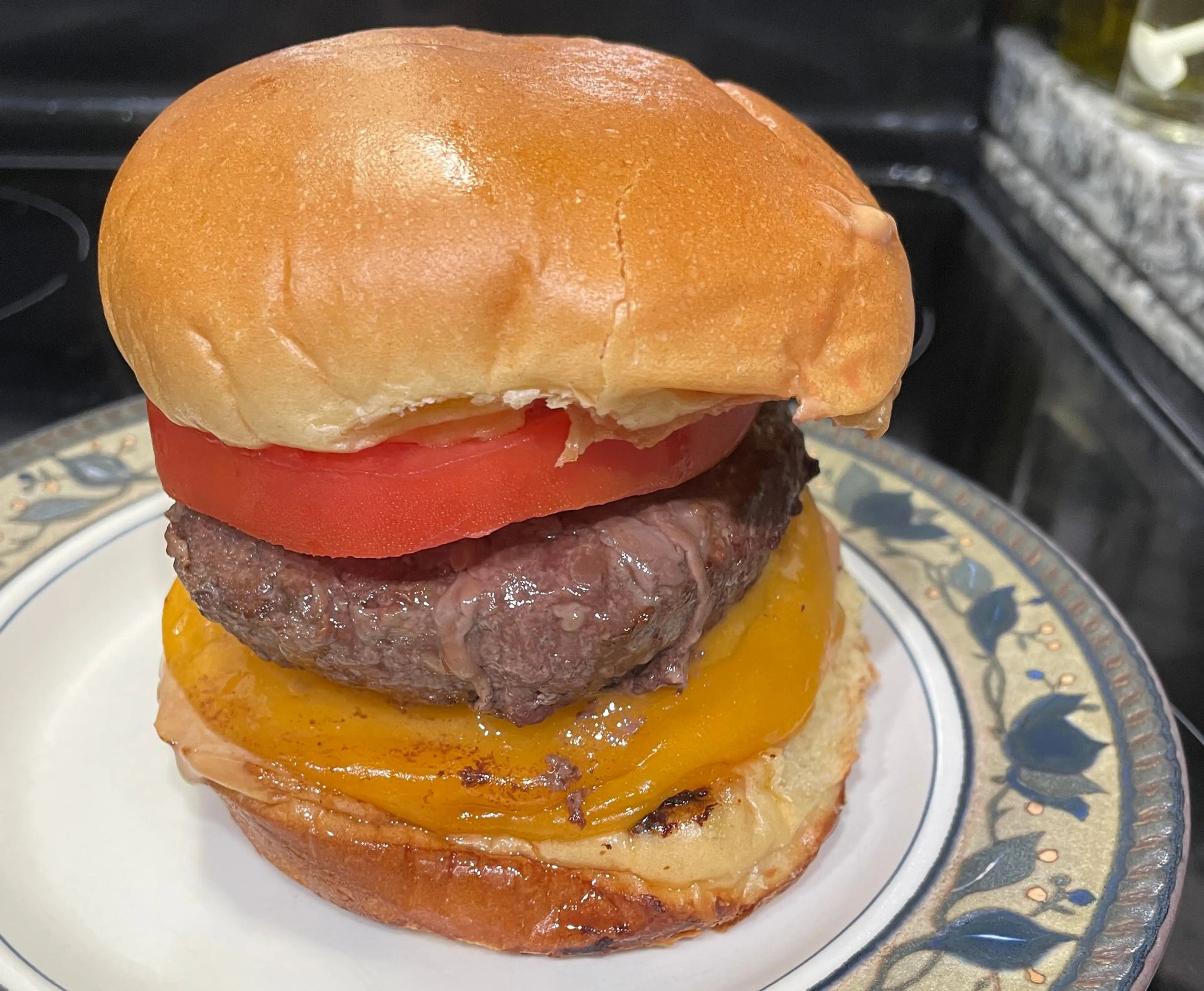 Air Fryer Hamburgers