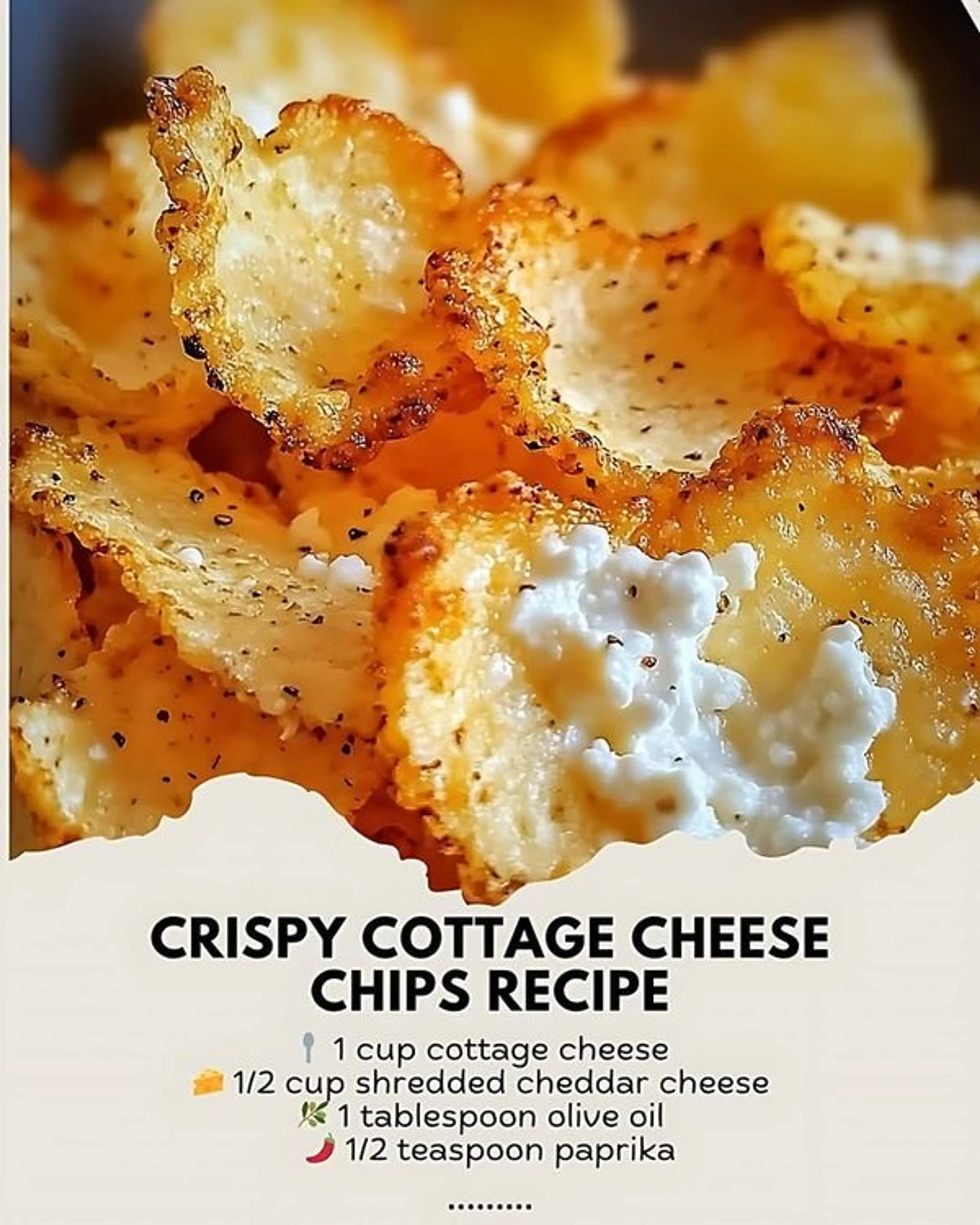 Crispy Cottage Cheese Chips Recipe: a Perfect Low-carb, High