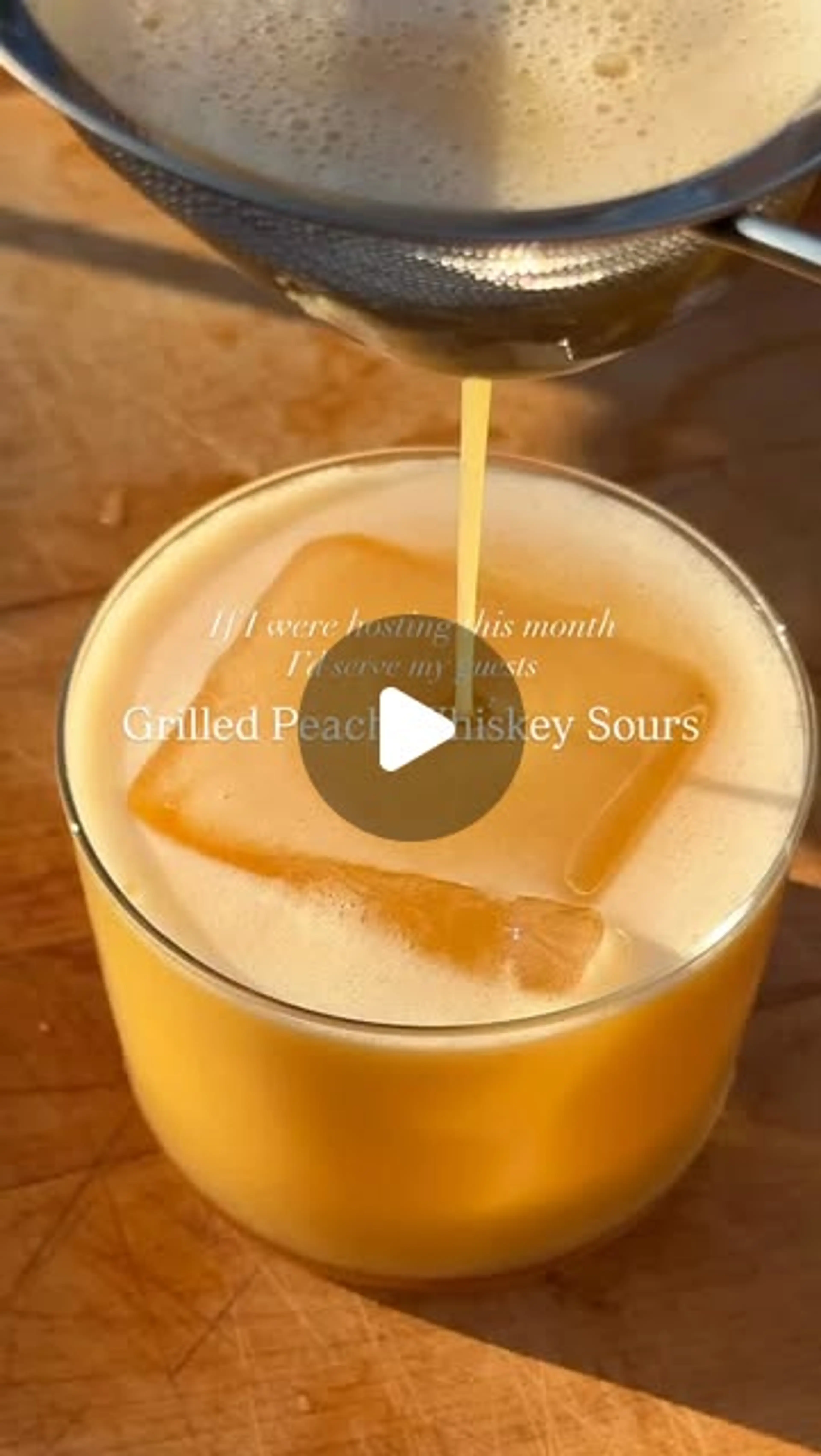 If I Were Hosting in August… I’d Be Serving Grilled Peach Wh