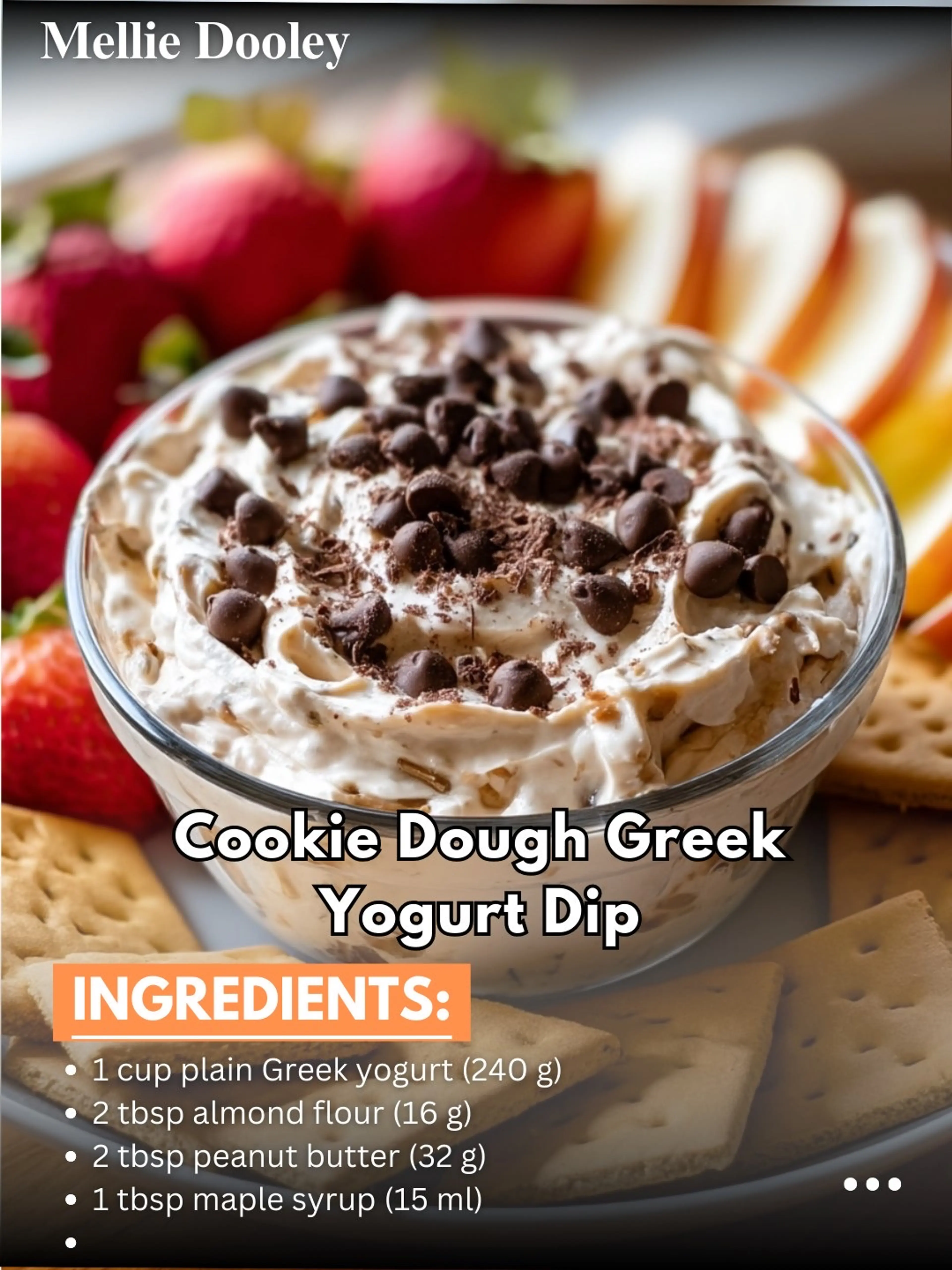 Cookie Dough Greek Yogurt Dip