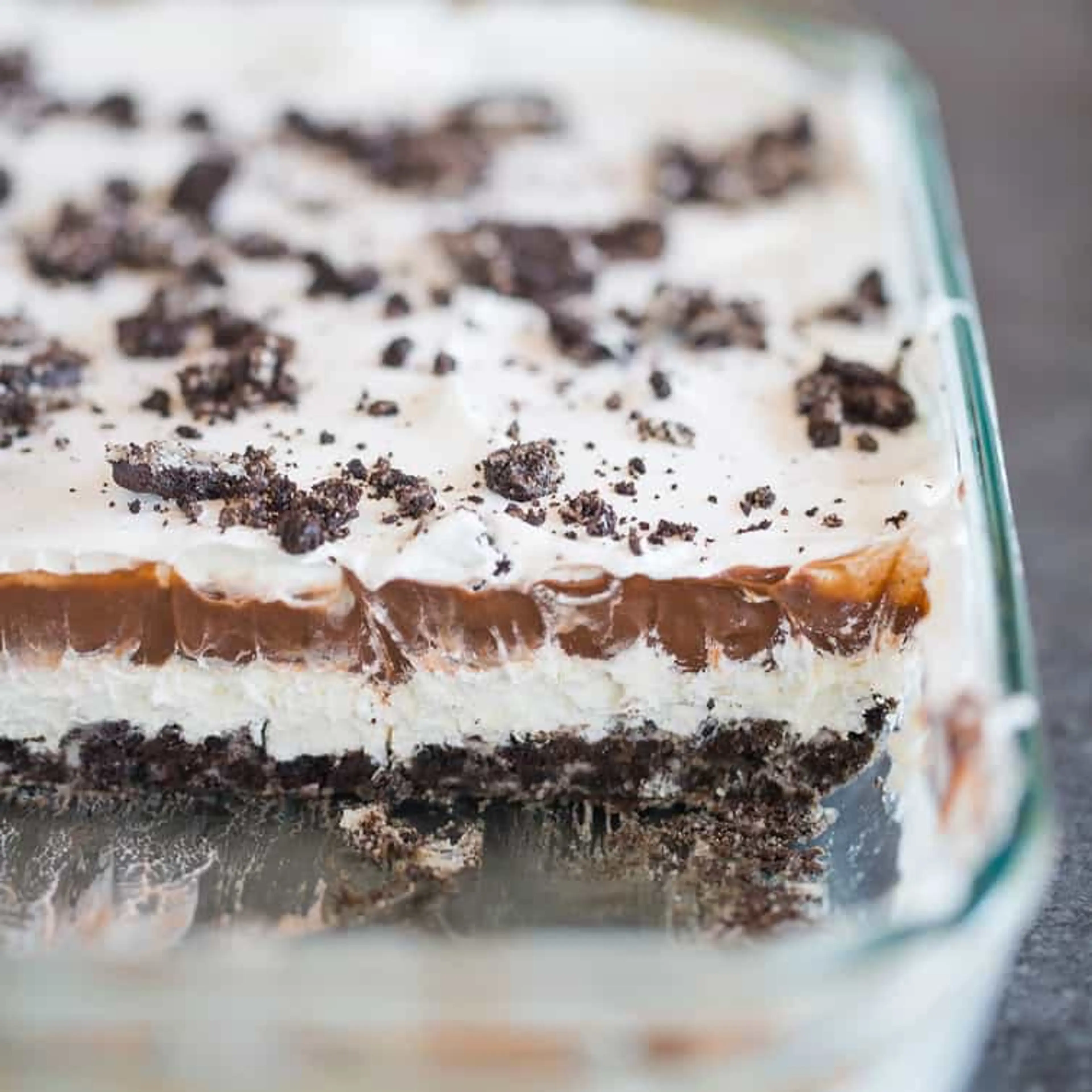 No Bake Oreo Layer Dessert