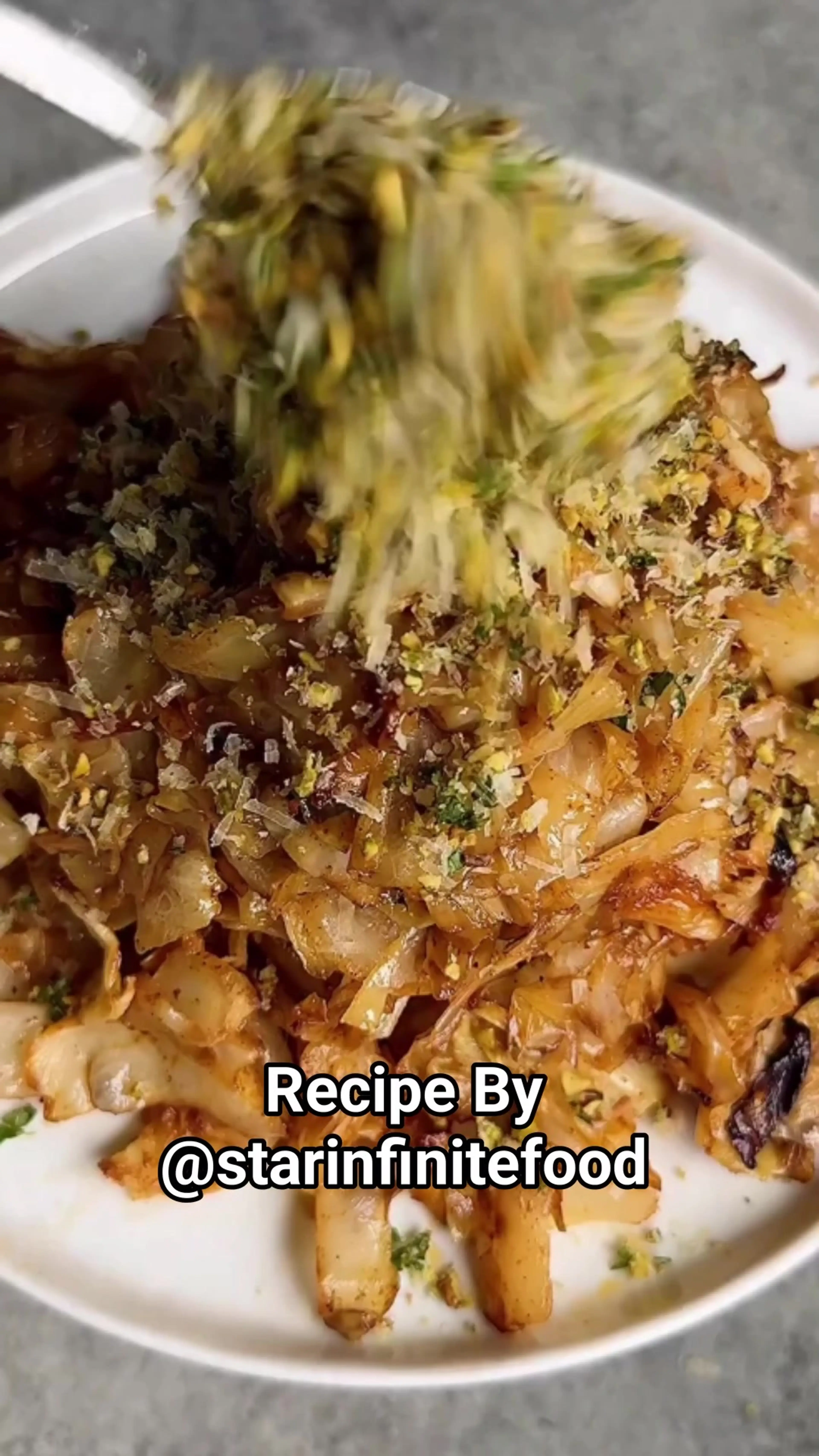 Roasted Cabbage Salad with Pistachio-parmesan Crunch! Litera