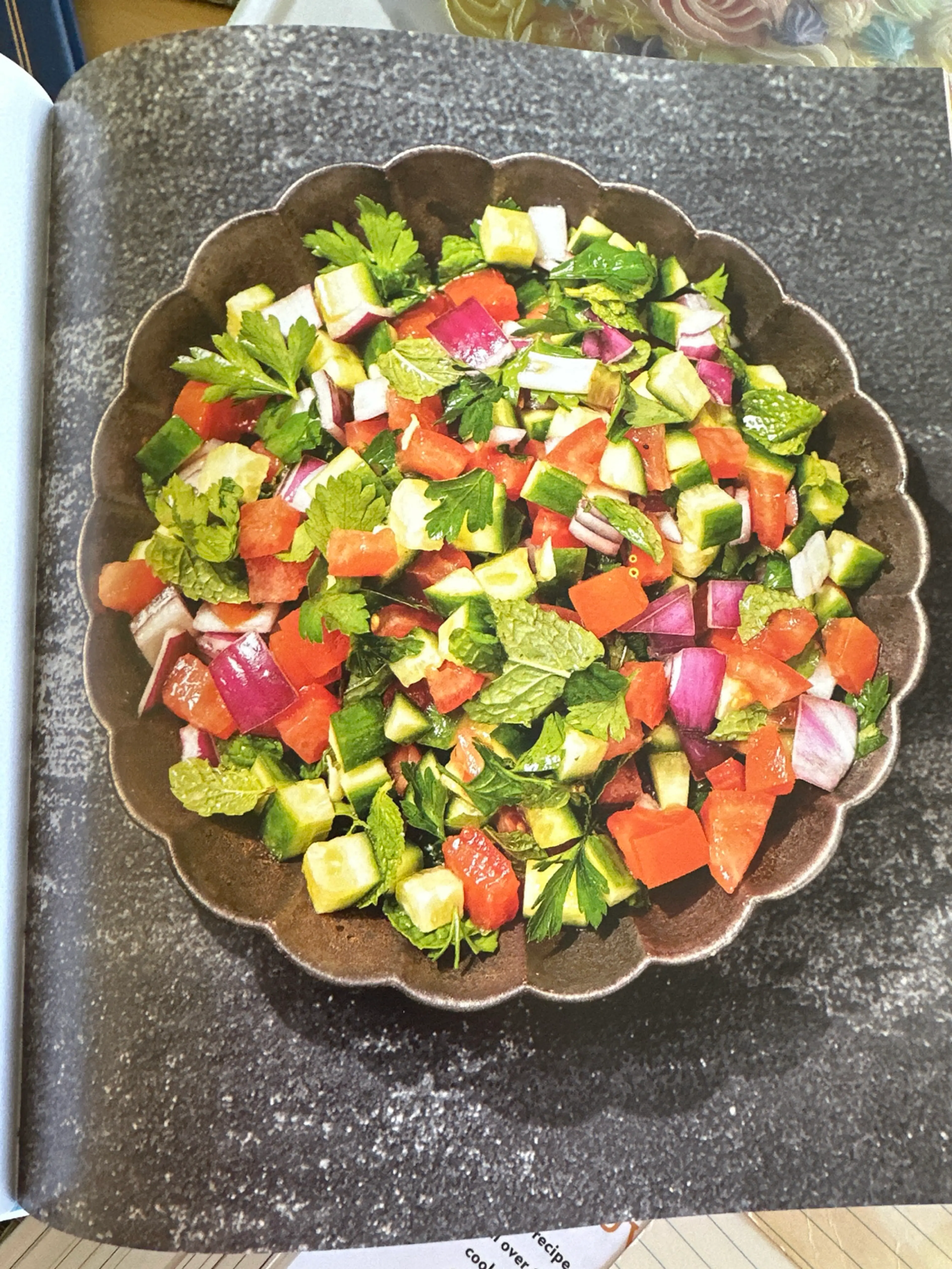 Tomato-Cucumber Salad (Salad-e Shirazi)